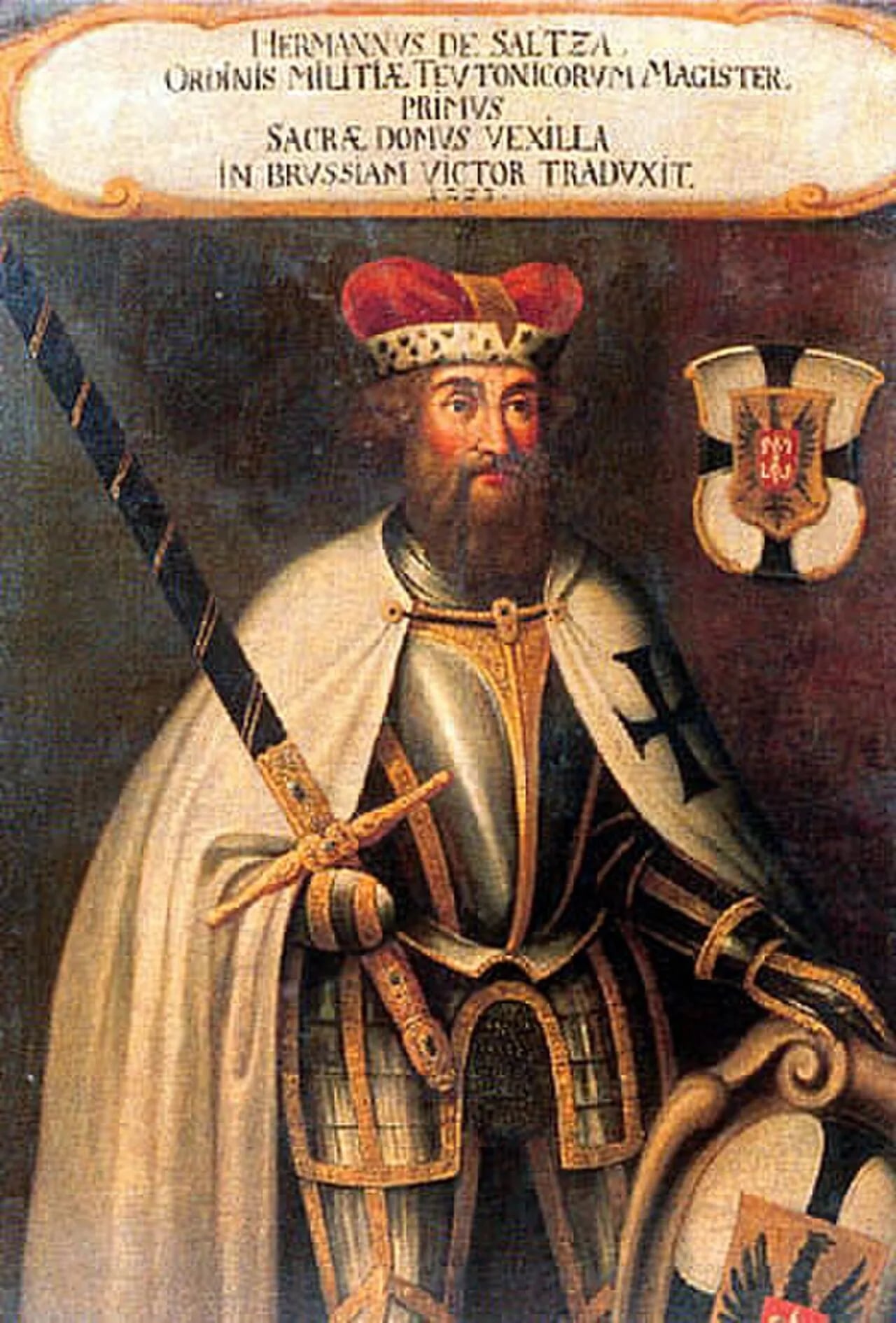 Portrait of Hermann von Salza (1170–1239) – memorial page