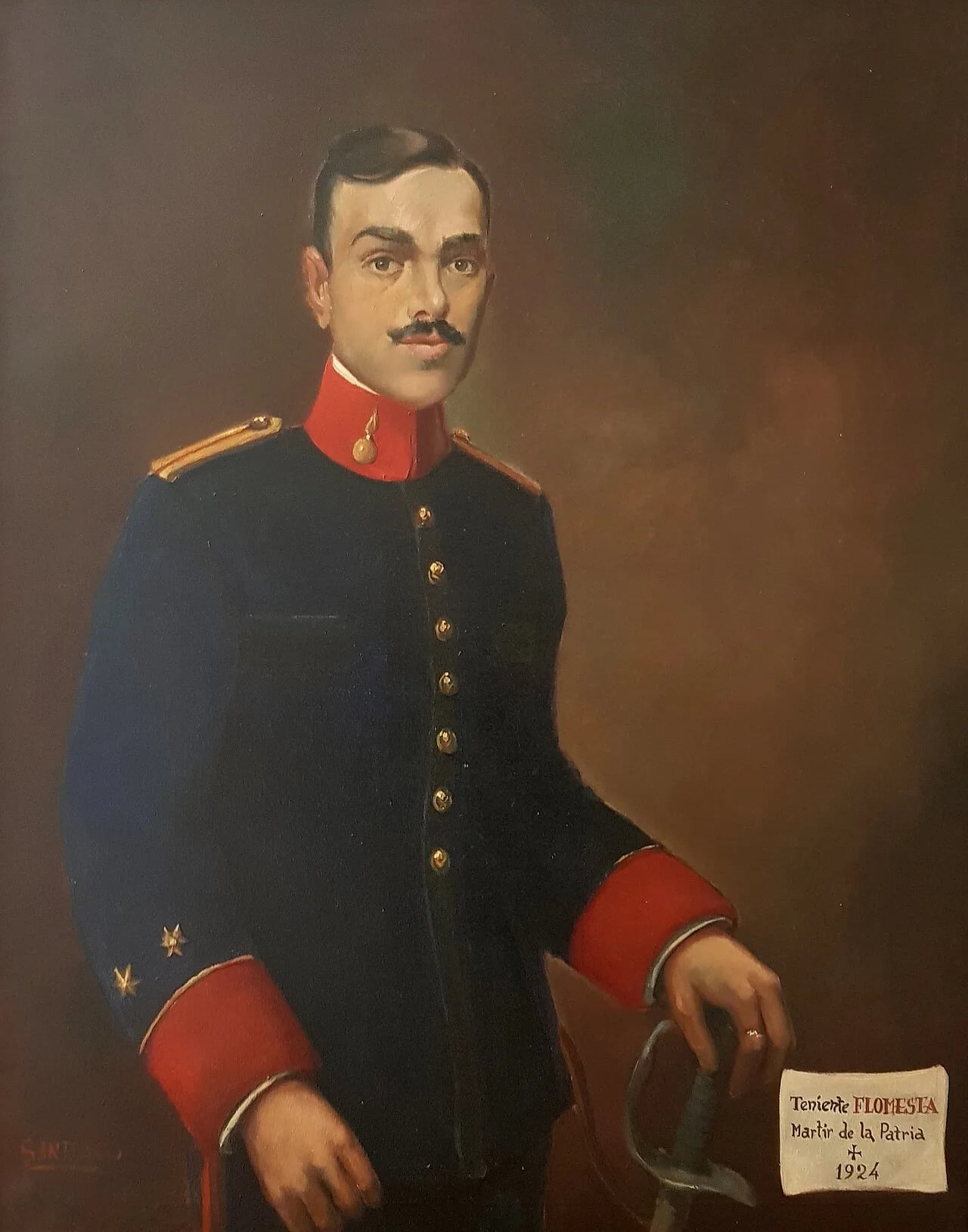 Porträt von Diego Flomesta Moya (1890–1921) – Gedenkseite
