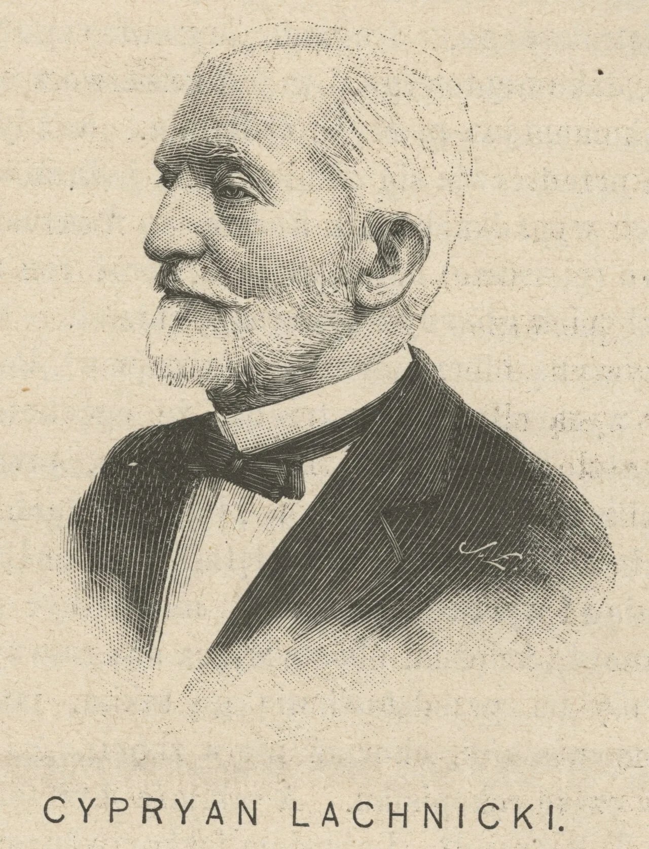 Portrait of Cyprian Lachnicki (1824–1906) – memorial page