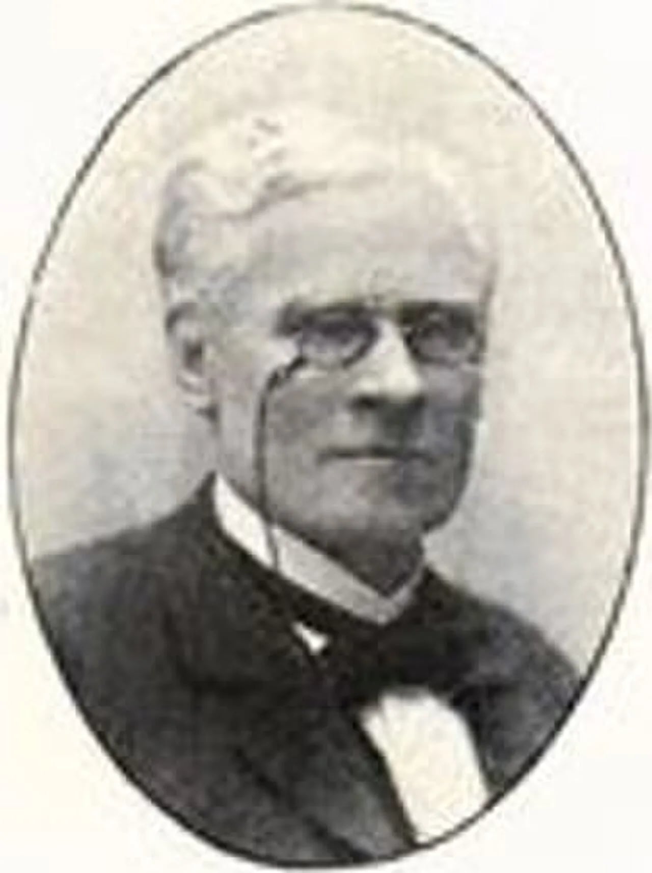 Porträt von Gustaf Birger Anders Holm (1826–1916) – Gedenkseite