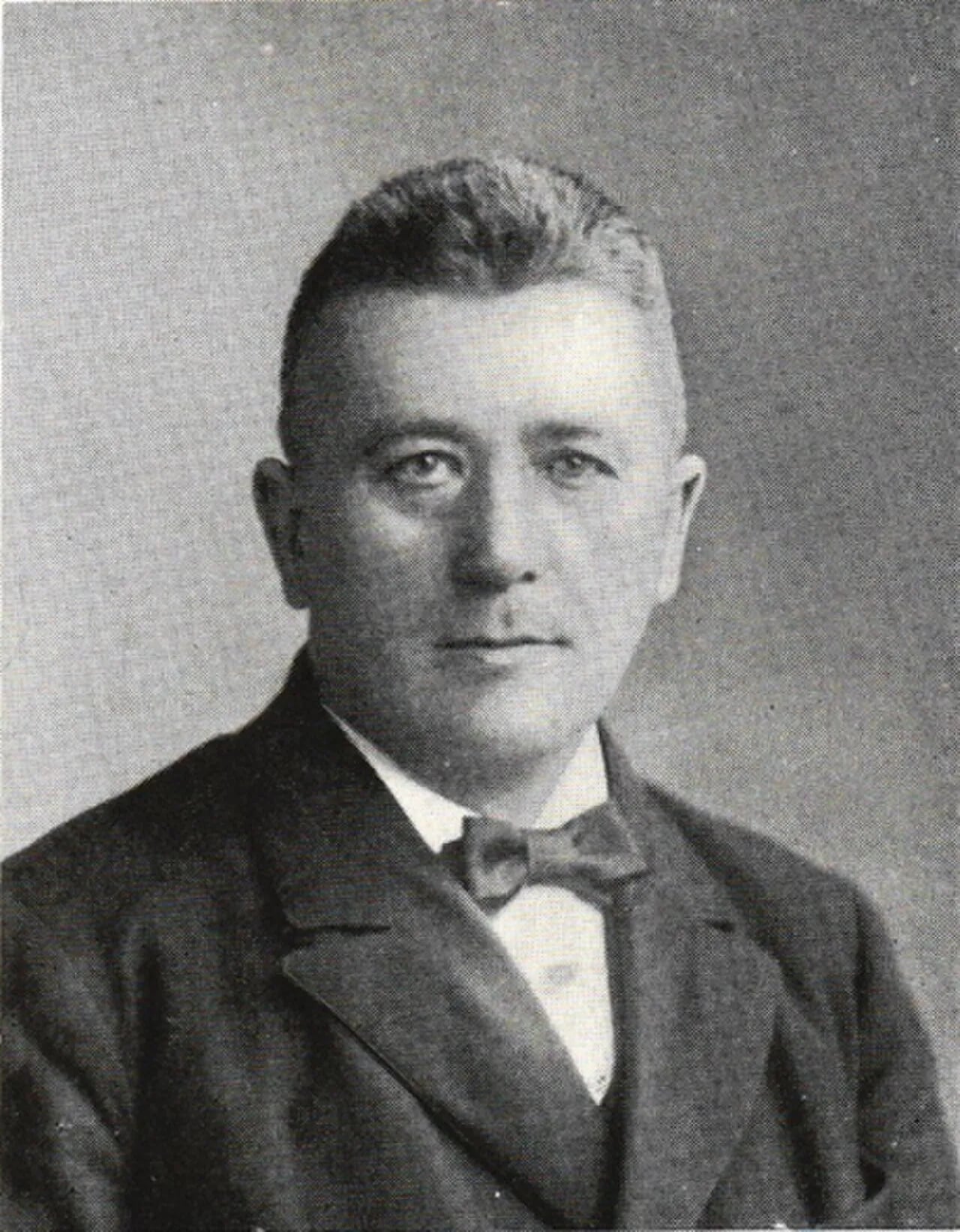 Porträt von Gustav Holmberg (1877–1951) – Gedenkseite