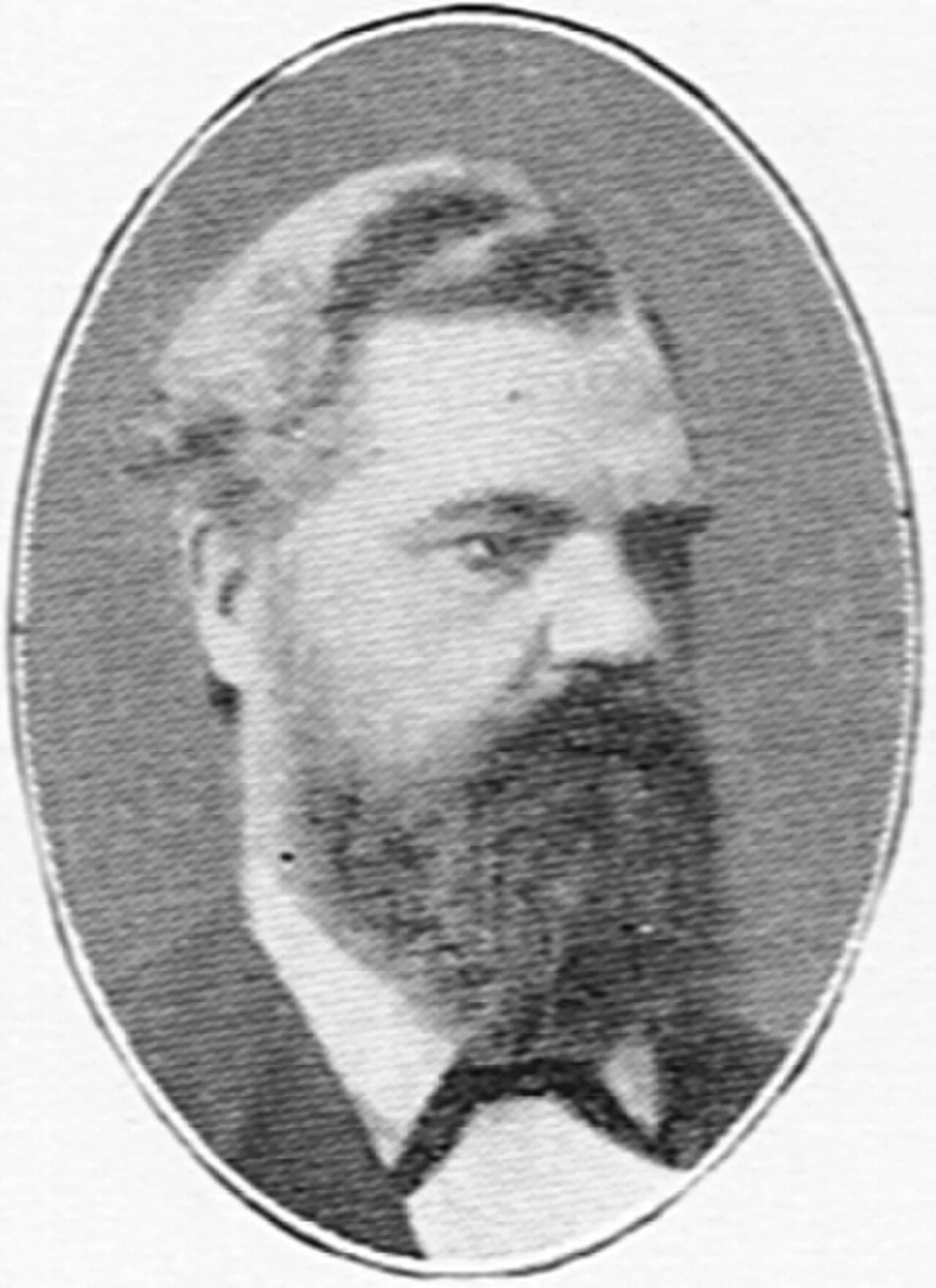 Portrait of Hans Holmlin (1844–1901) – memorial page