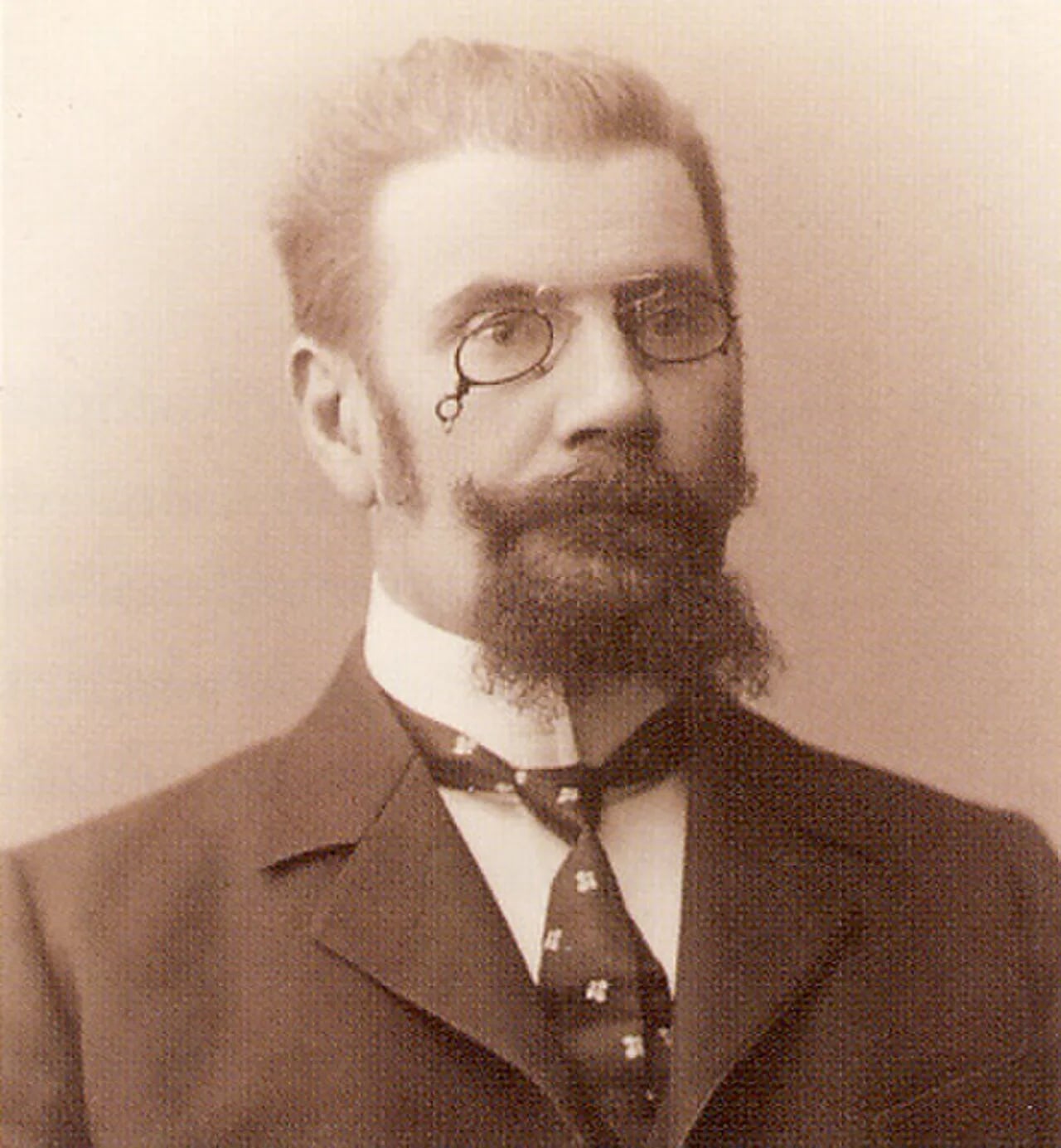 Portrait of Theodor Homén (1858–1923) – memorial page