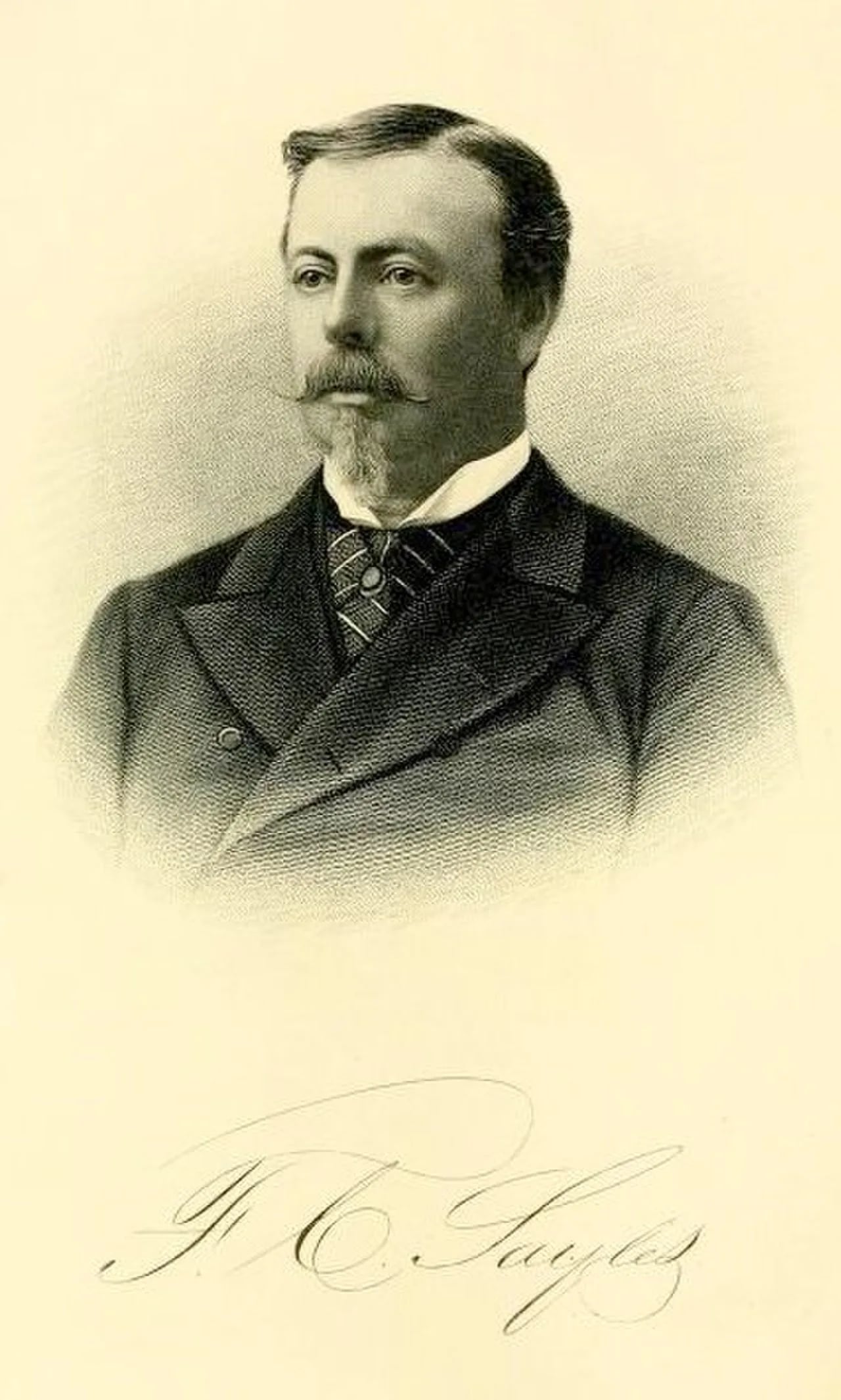 Porträt von Frederick C. Sayles (1835–1903) – Gedenkseite