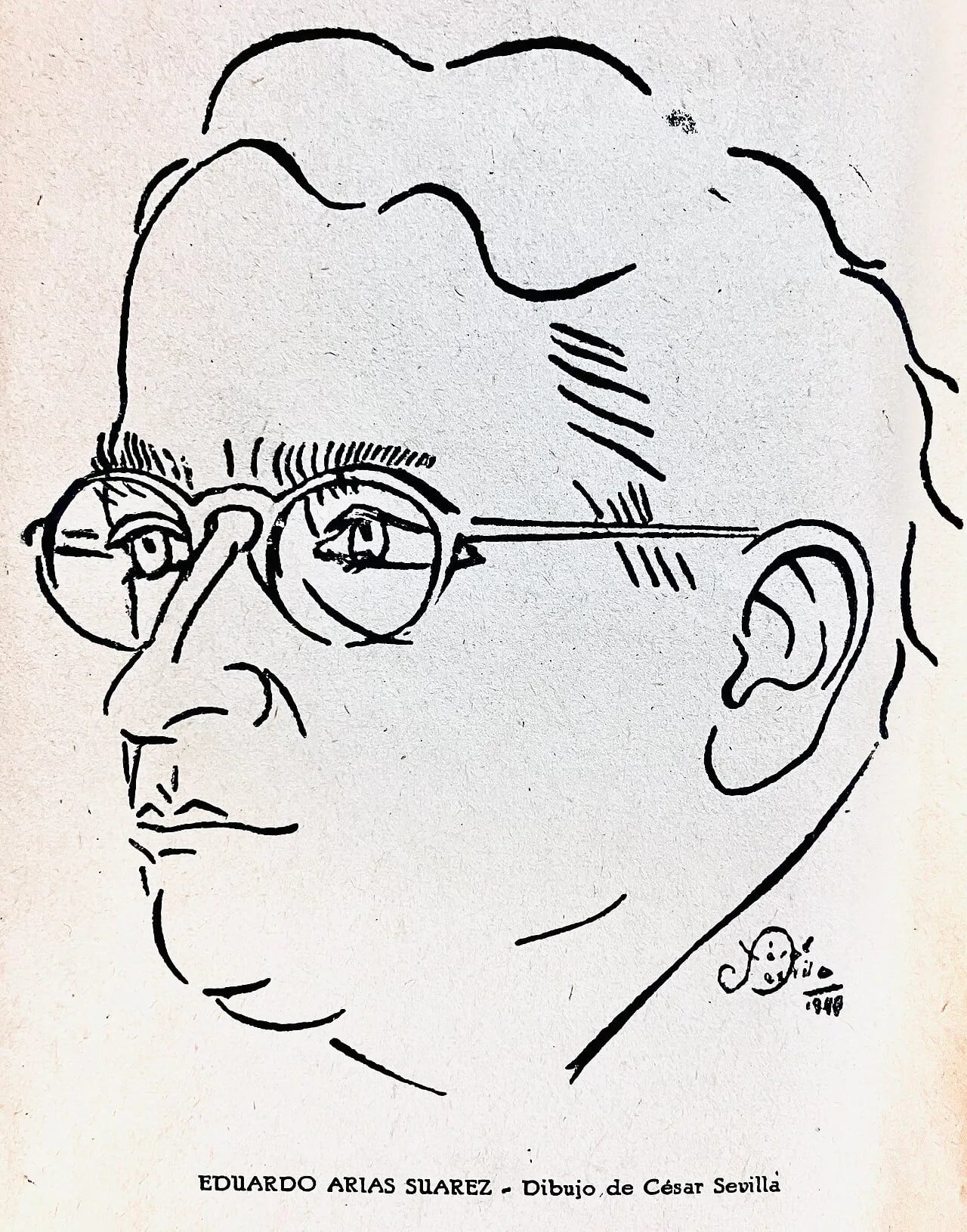 Porträt von Eduardo Arias Suárez (1897–1958) – Gedenkseite