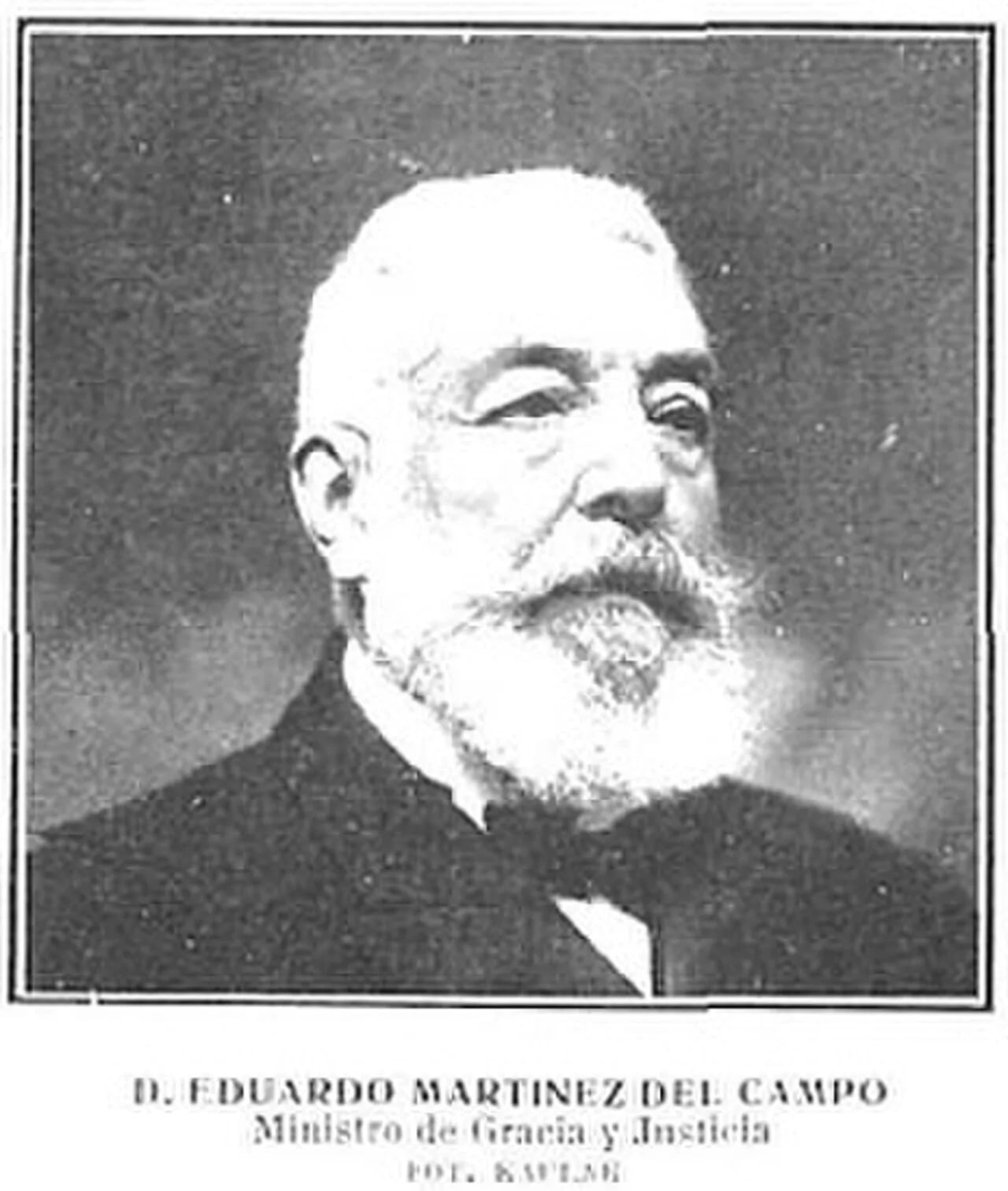 Portrait of Eduardo Martínez del Campo y Acosta (1840–1911) – memorial page