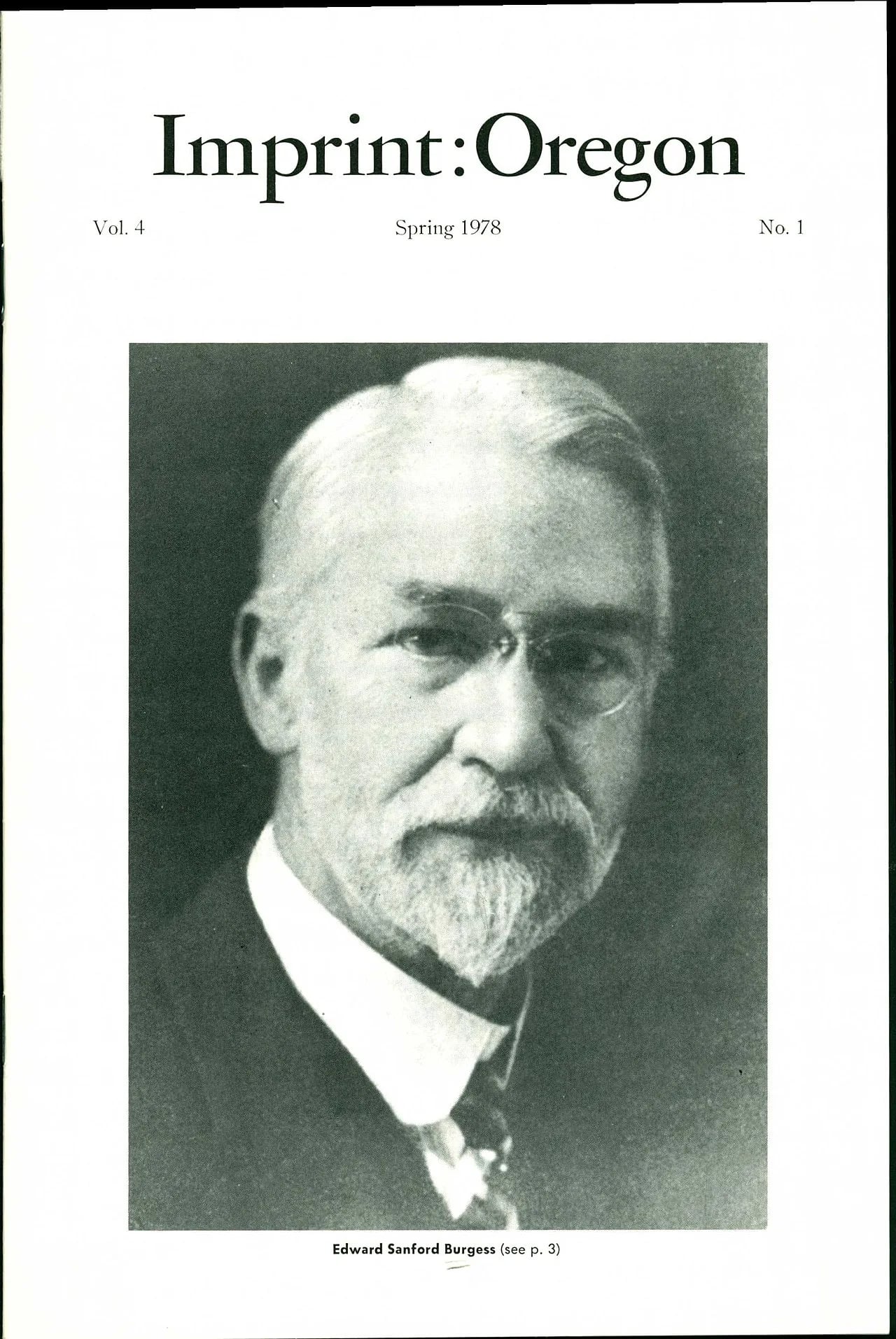Porträt von Edward Sandford Burgess (1855–1928) – Gedenkseite
