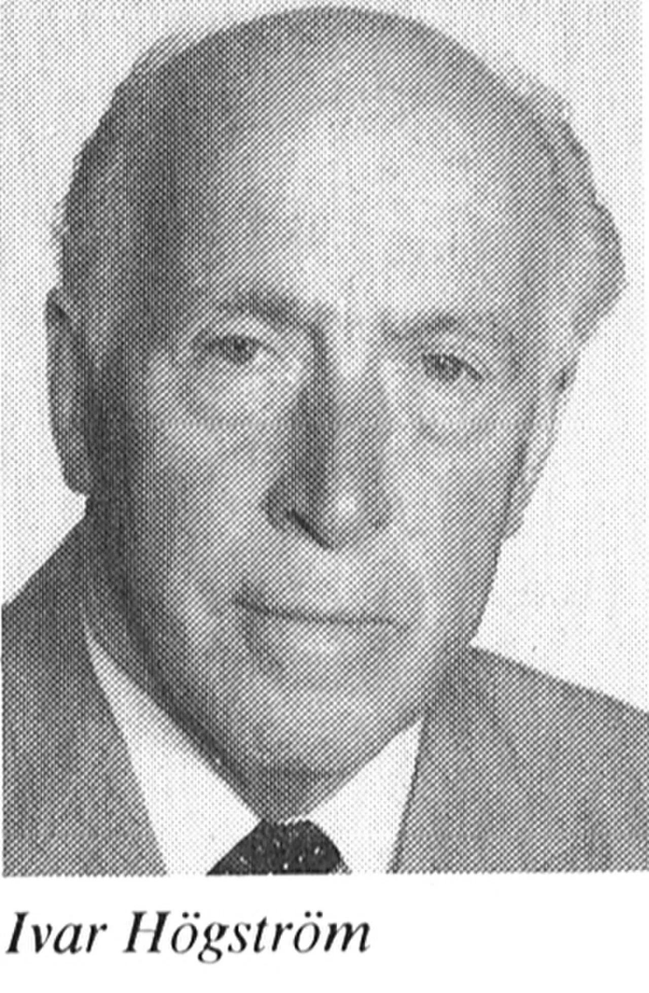 Porträt von Ivar Högström (1913–2001) – Gedenkseite