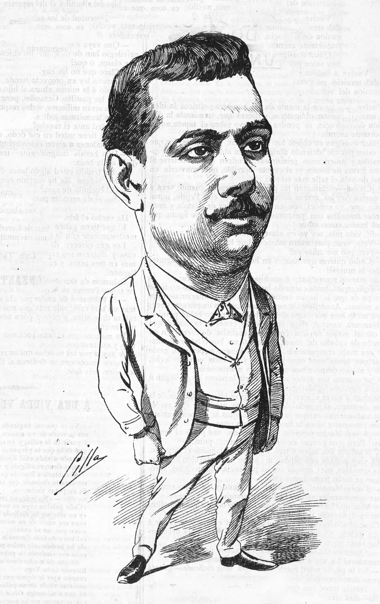Porträt von Emilio Mesejo (1864–1931) – Gedenkseite