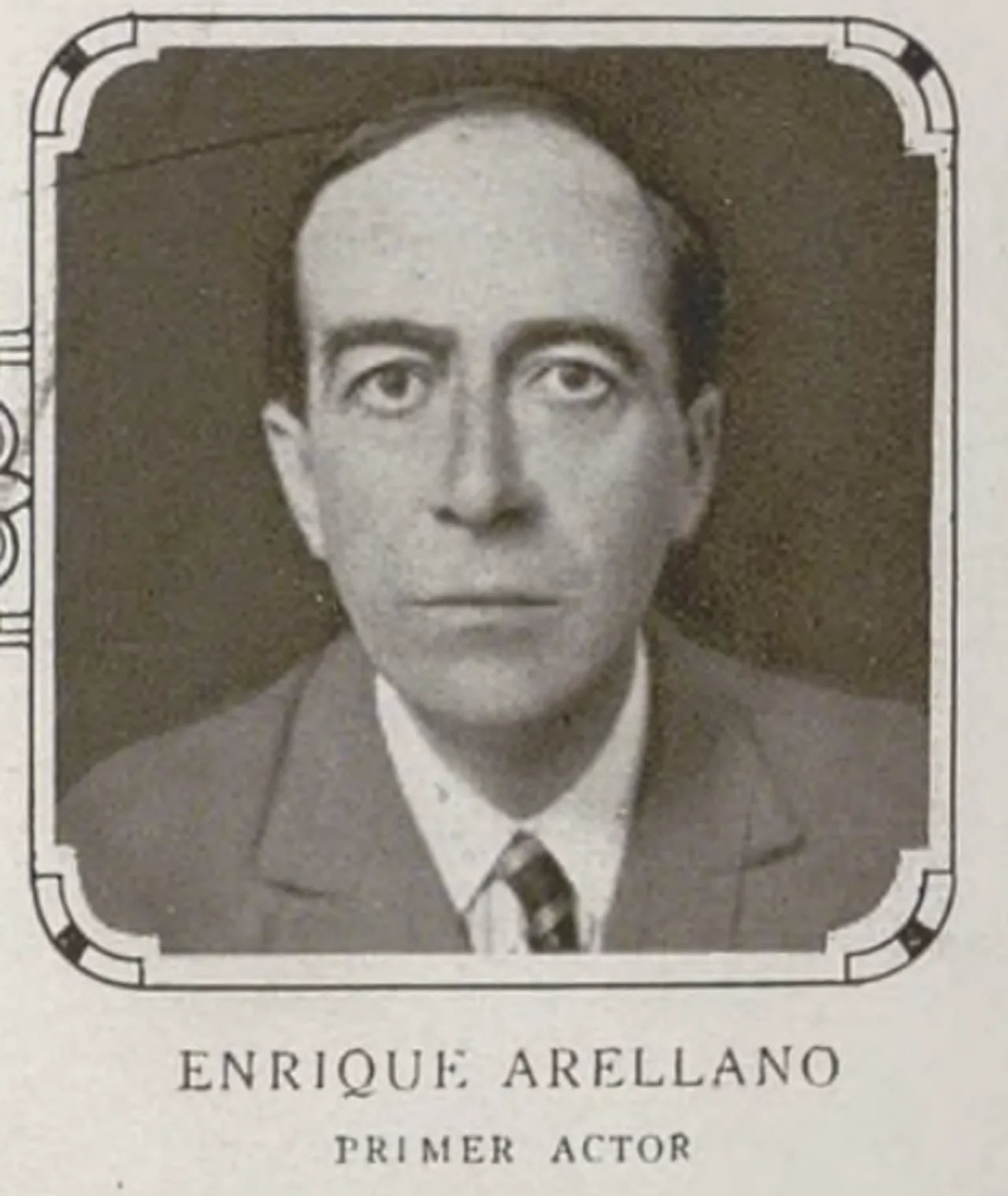 Porträt von Enrique Arellano (1876–1945) – Gedenkseite
