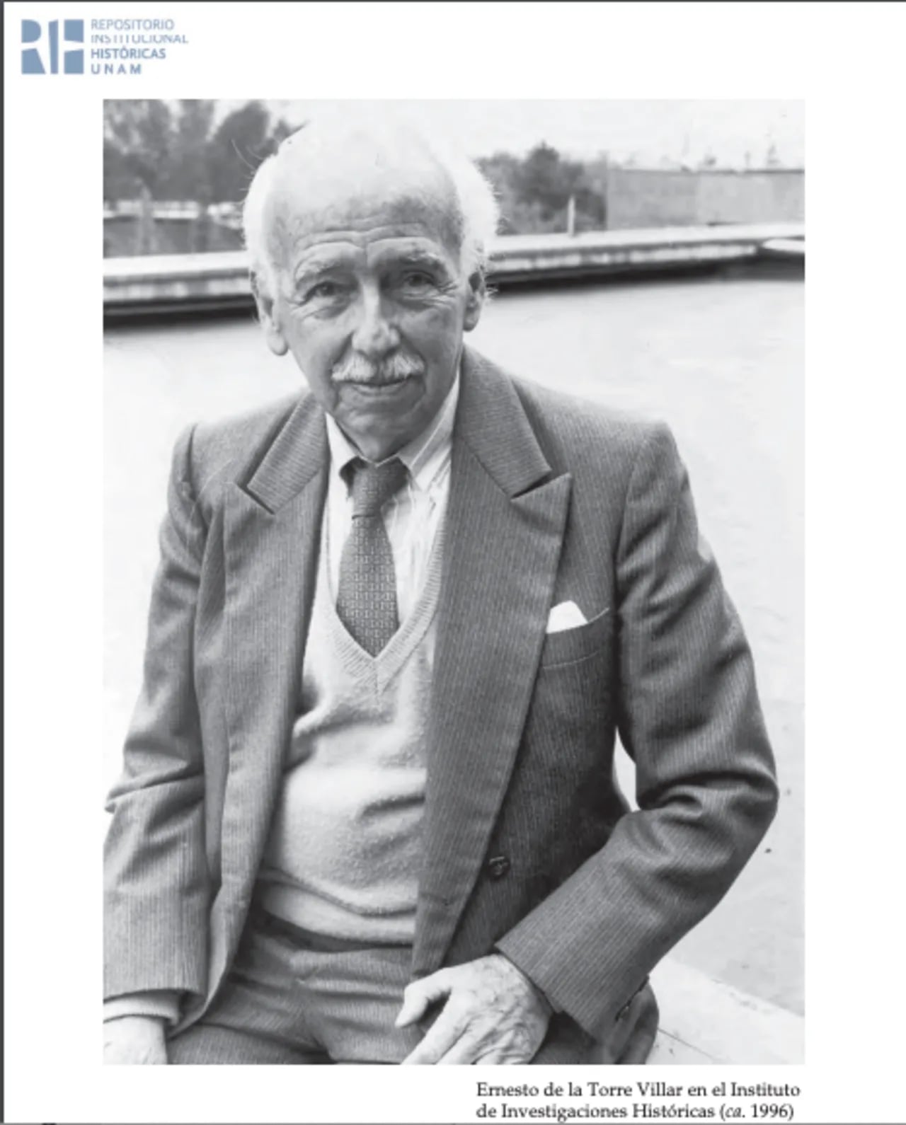 Portrait of Ernesto de la Torre Villar (1917–2009) – memorial page