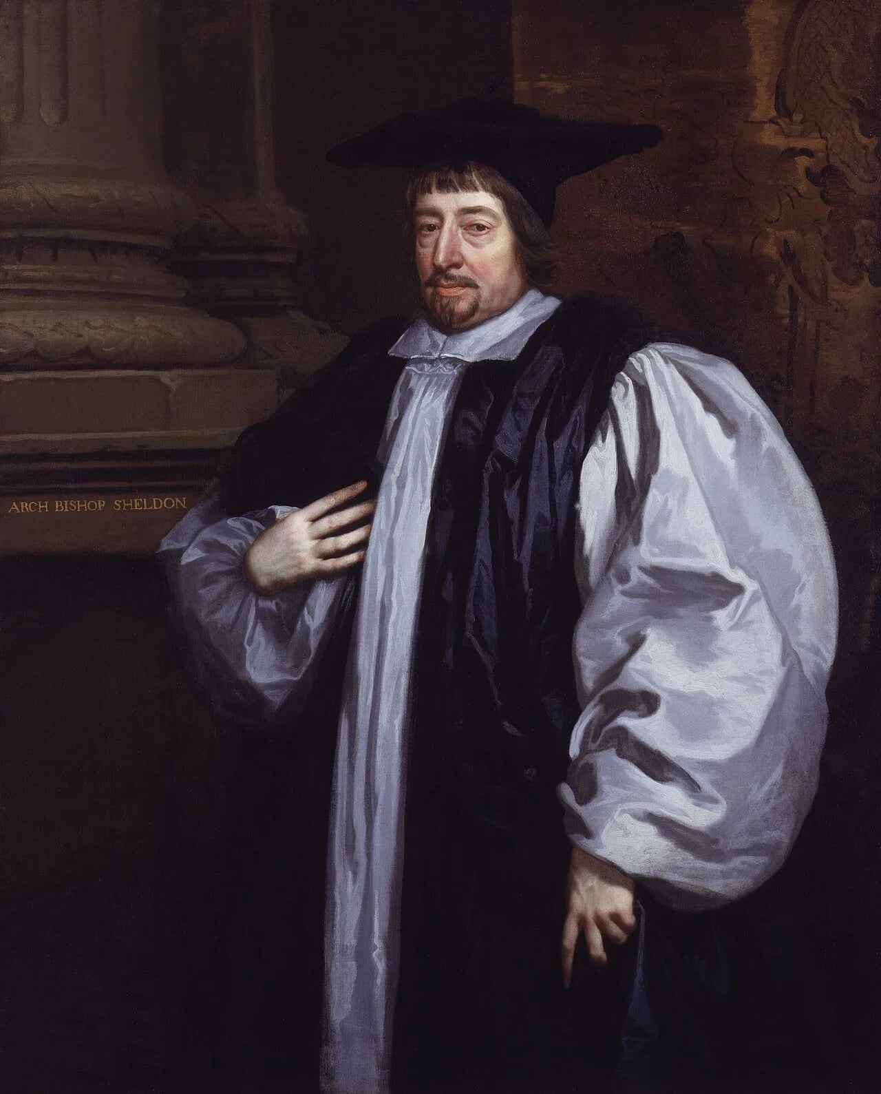 Portrait of Gilbert Sheldon (1598–1677) – memorial page