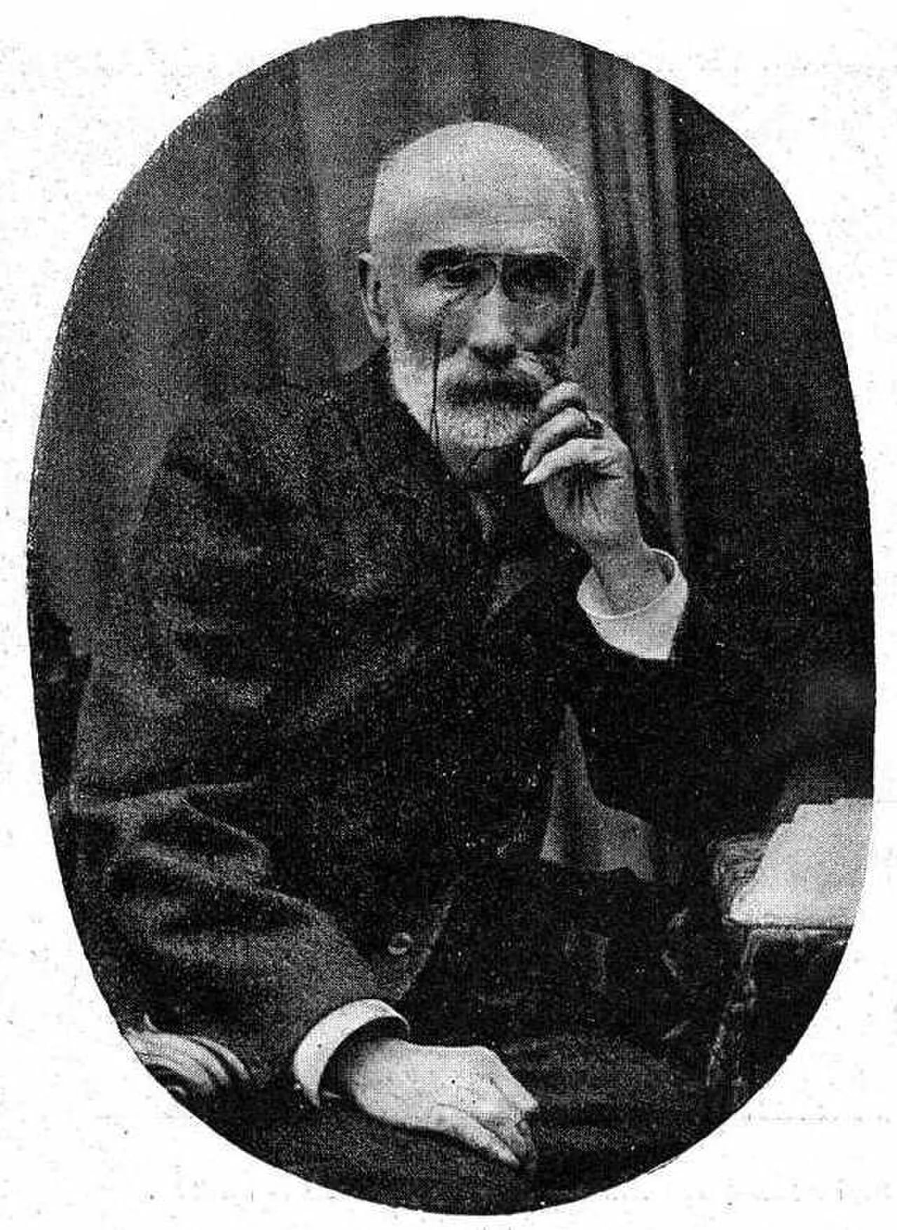 Porträt von Leandro de Saralegui (1839–1910) – Gedenkseite