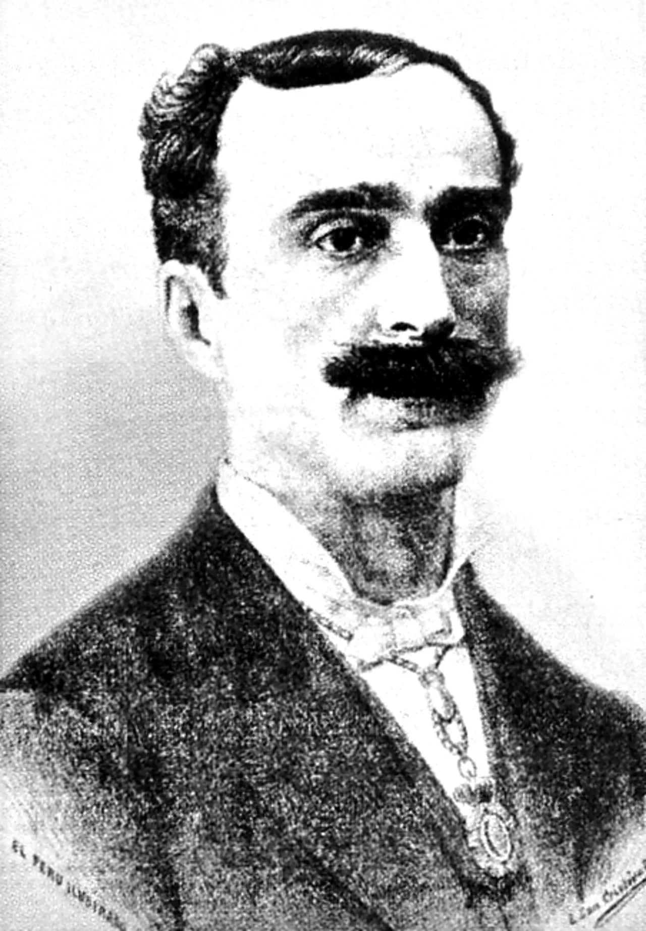 Porträt von Eugenio Larrabure y Unanue (1844–1916) – Gedenkseite