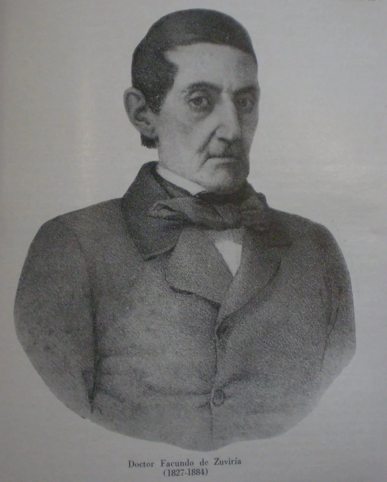 Porträt von Facundo Zuviría (1794–1861) – Gedenkseite