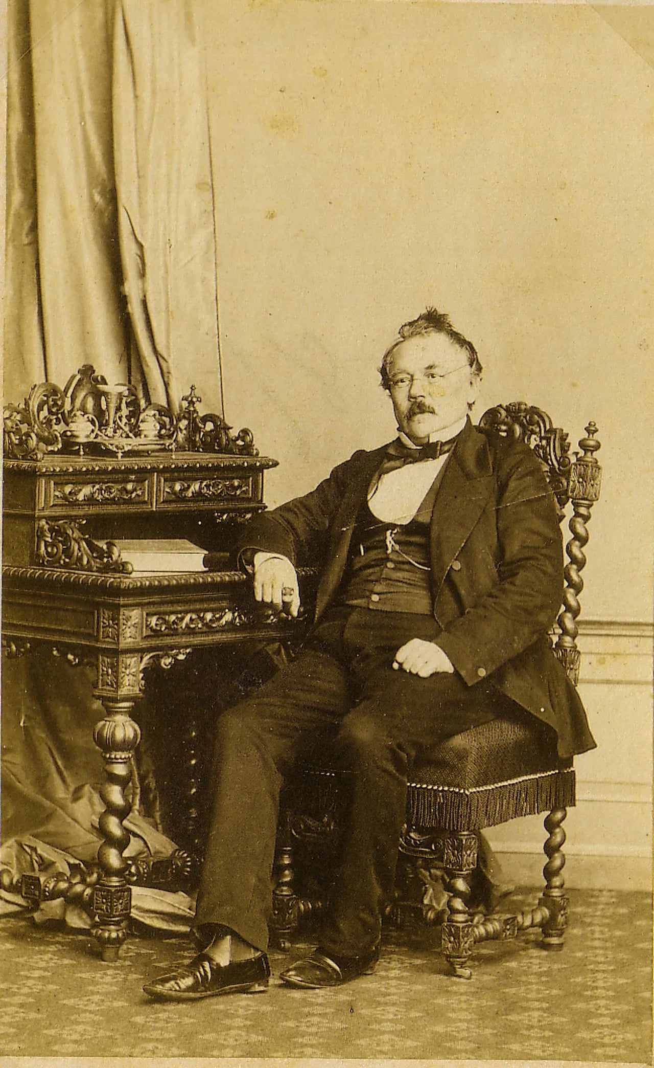 Porträt von Johann Matthias Gierse (1806–1881) – Gedenkseite