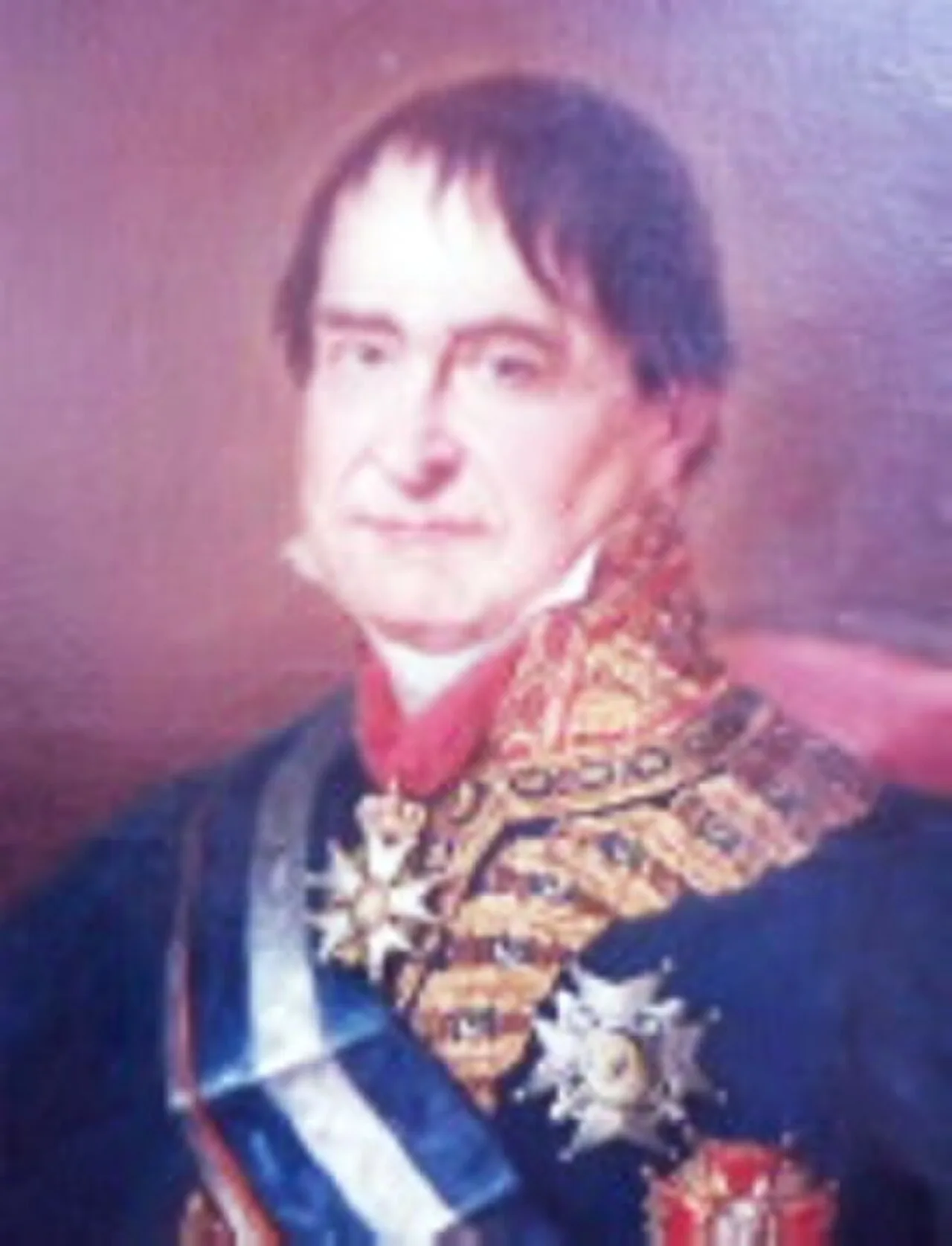 Porträt von Francisco Fernández del Pino (1768–1843) – Gedenkseite