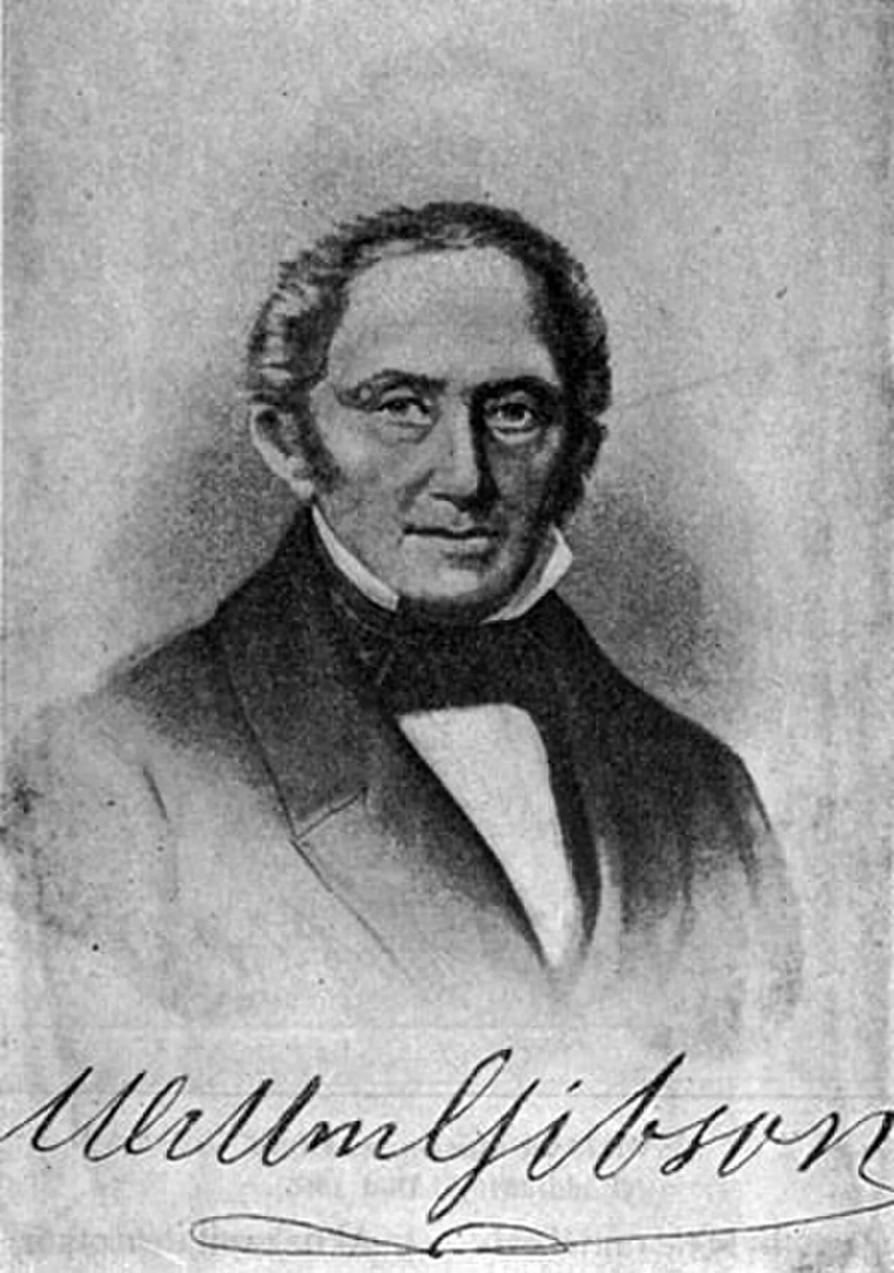Porträt von William Gibson (1783–1857) – Gedenkseite