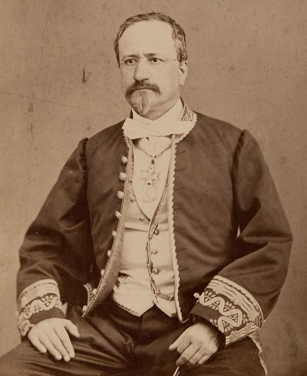 Porträt von Francisco Jareño y Alarcón (1818–1892) – Gedenkseite