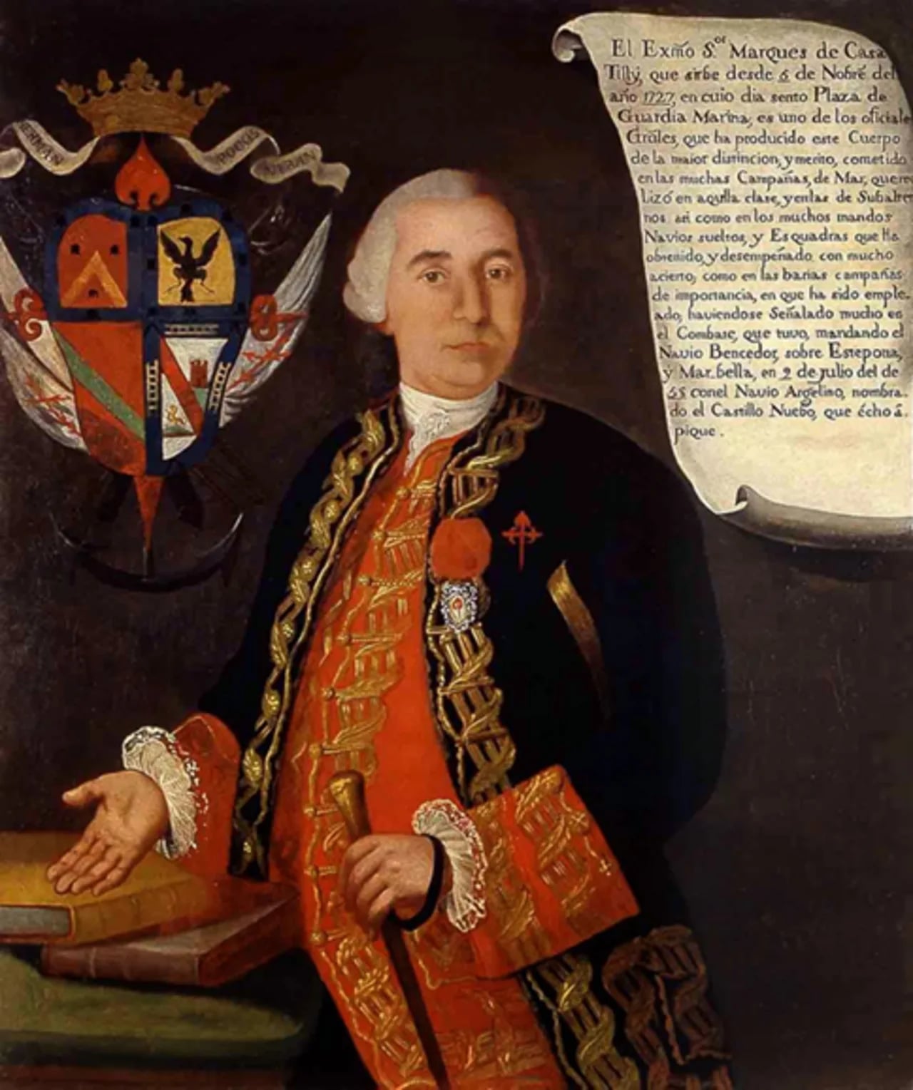 Porträt von Francisco Javier Everardo-Tilly (1712–1795) – Gedenkseite
