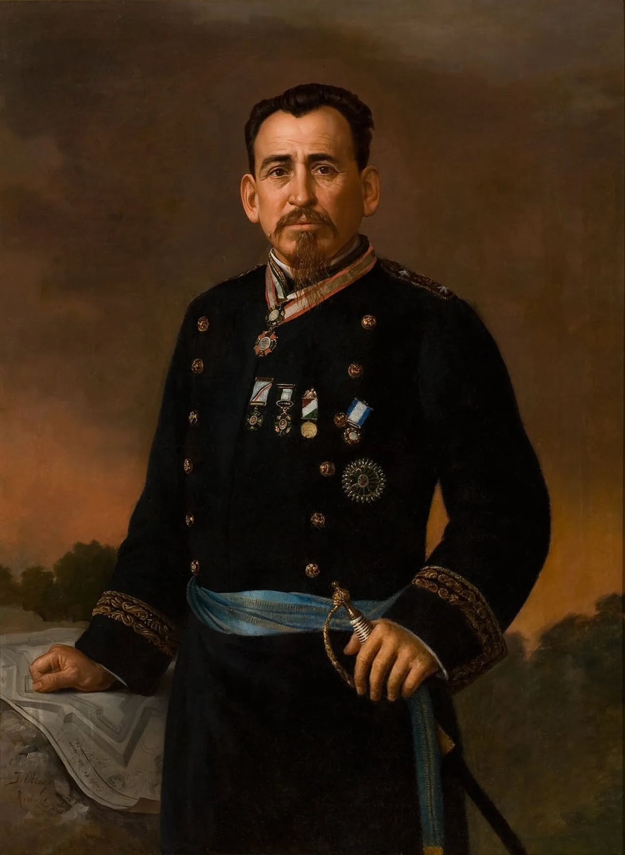 Portrait of Francisco Naranjo de la Garza (1839–1908) – memorial page