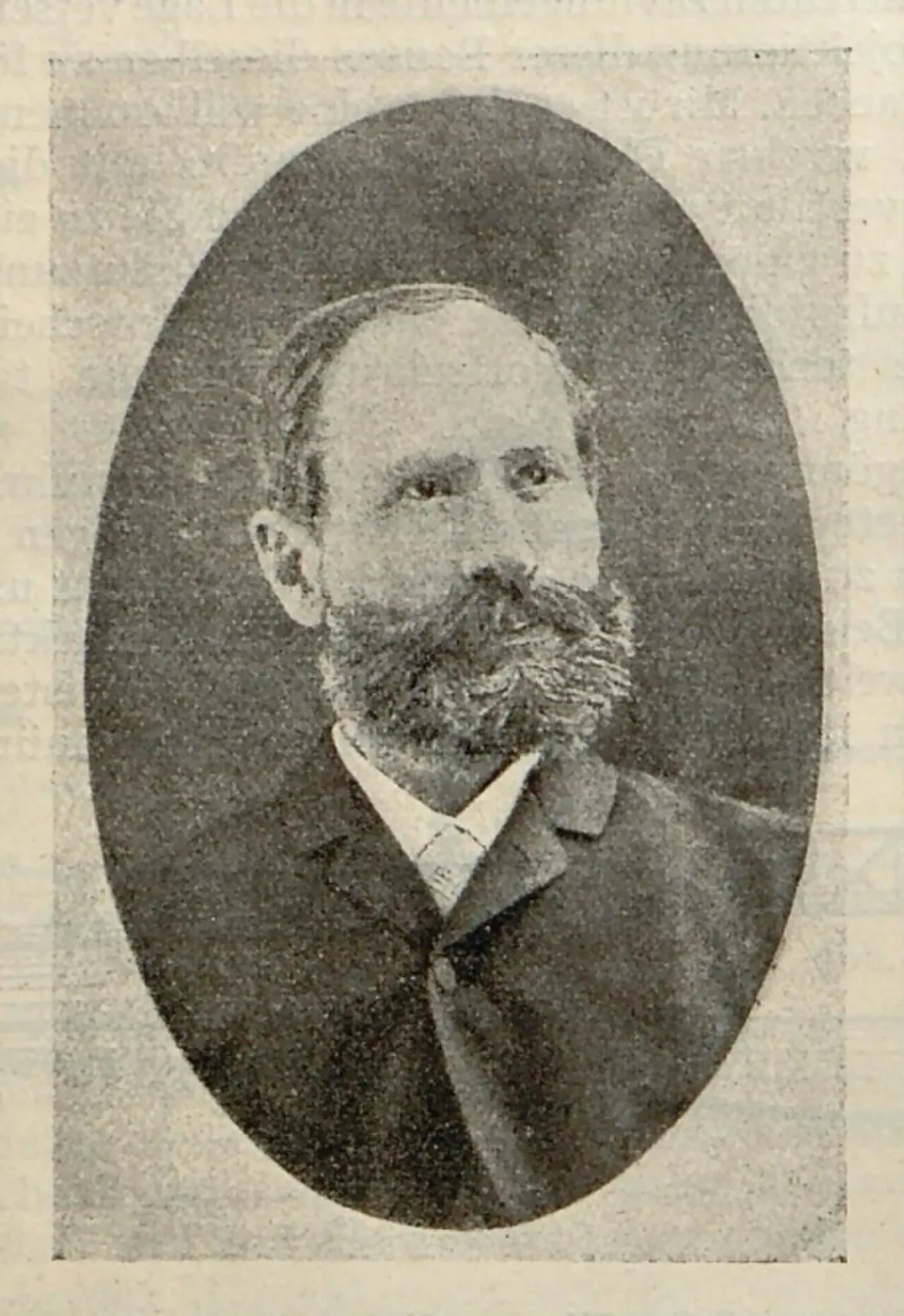 Porträt von Anton Adolph Schmoll genannt Eisenwerth (1834–1918) – Gedenkseite