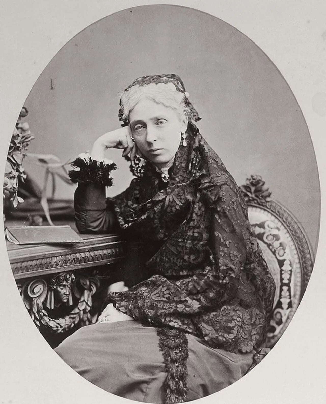Porträt von Prinzessin Elisabeth, Markgräfin zu Rapallo (1830–1912) – Gedenkseite