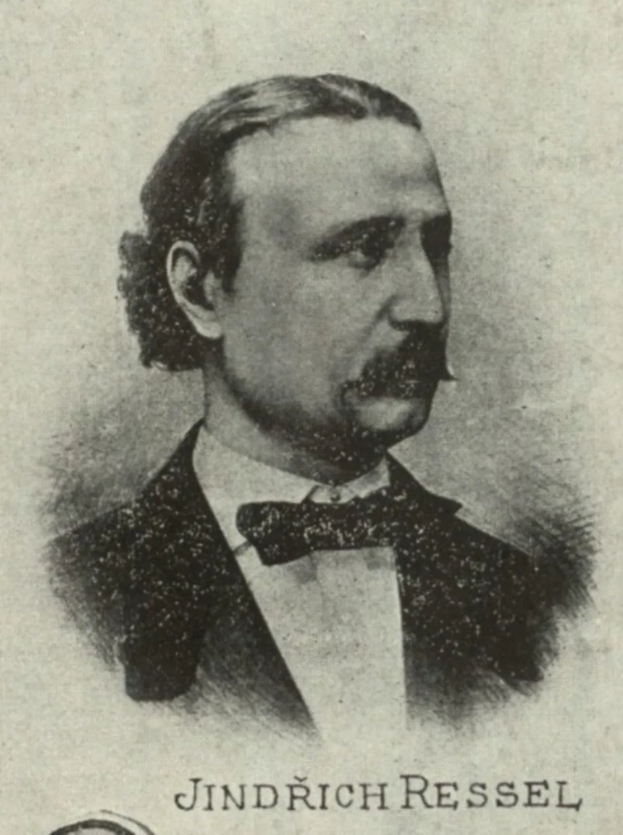Porträt von Jindřich Ressel (1829–1884) – Gedenkseite