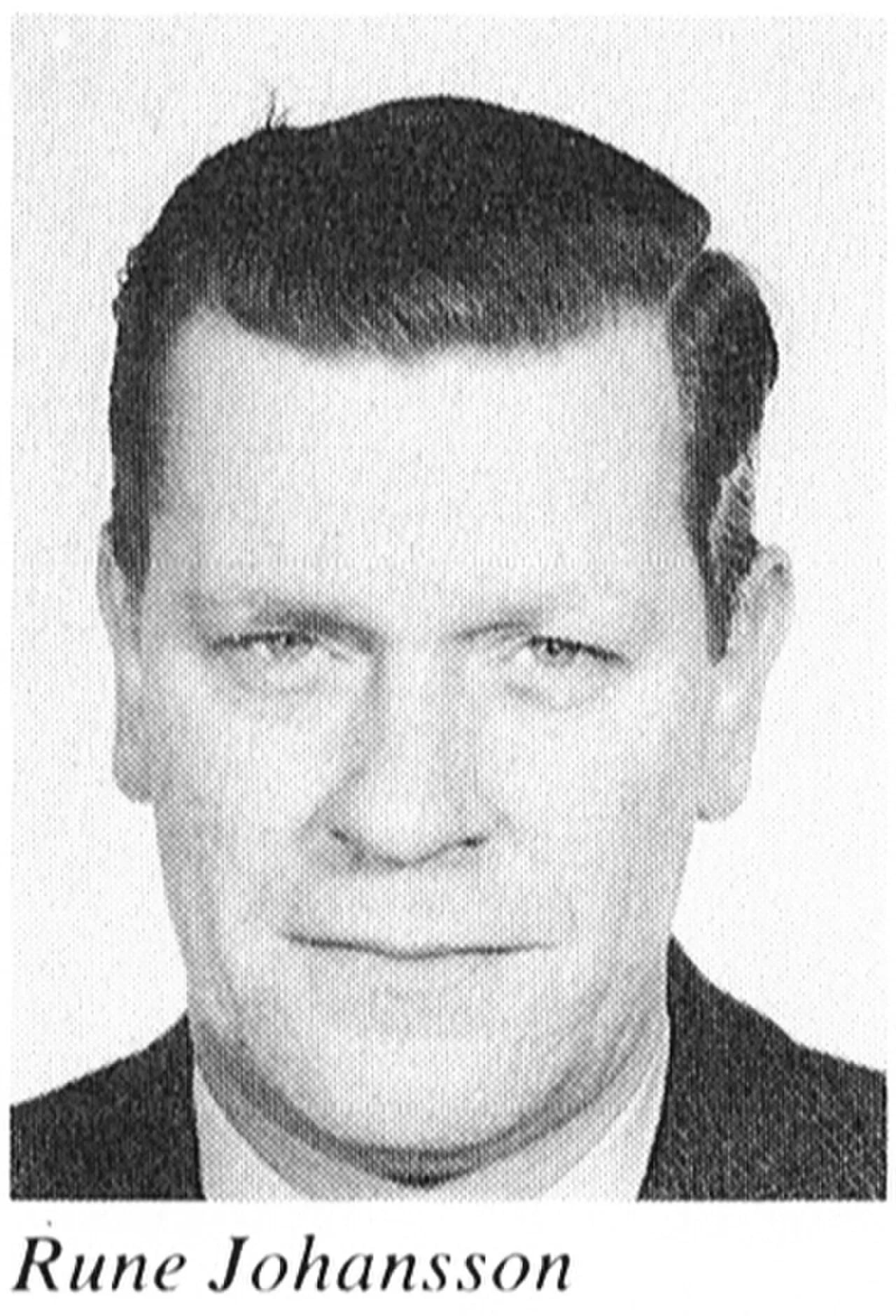 Porträt von Rune Johansson i Norrköping (1917–1975) – Gedenkseite