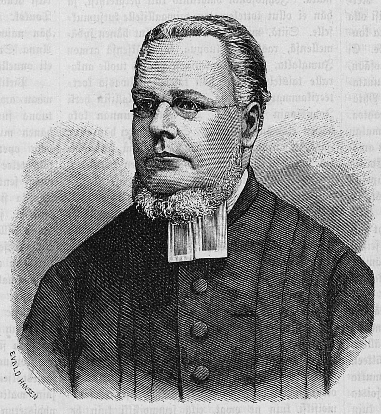 Porträt von Johan Viktor Johnsson (1832–1884) – Gedenkseite