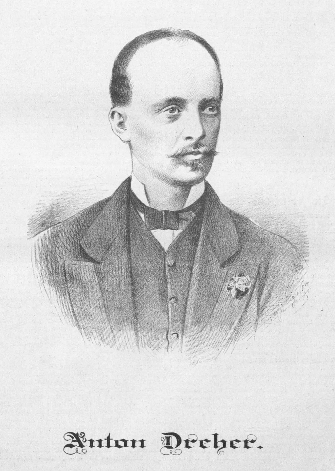 Portrait of Anton Dreher junior (1849–1921) – memorial page
