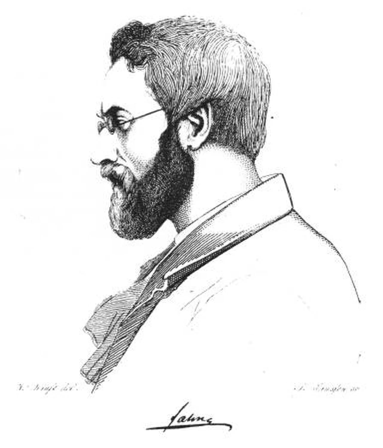 Porträt von Anton Fahne (1805–1883) – Gedenkseite