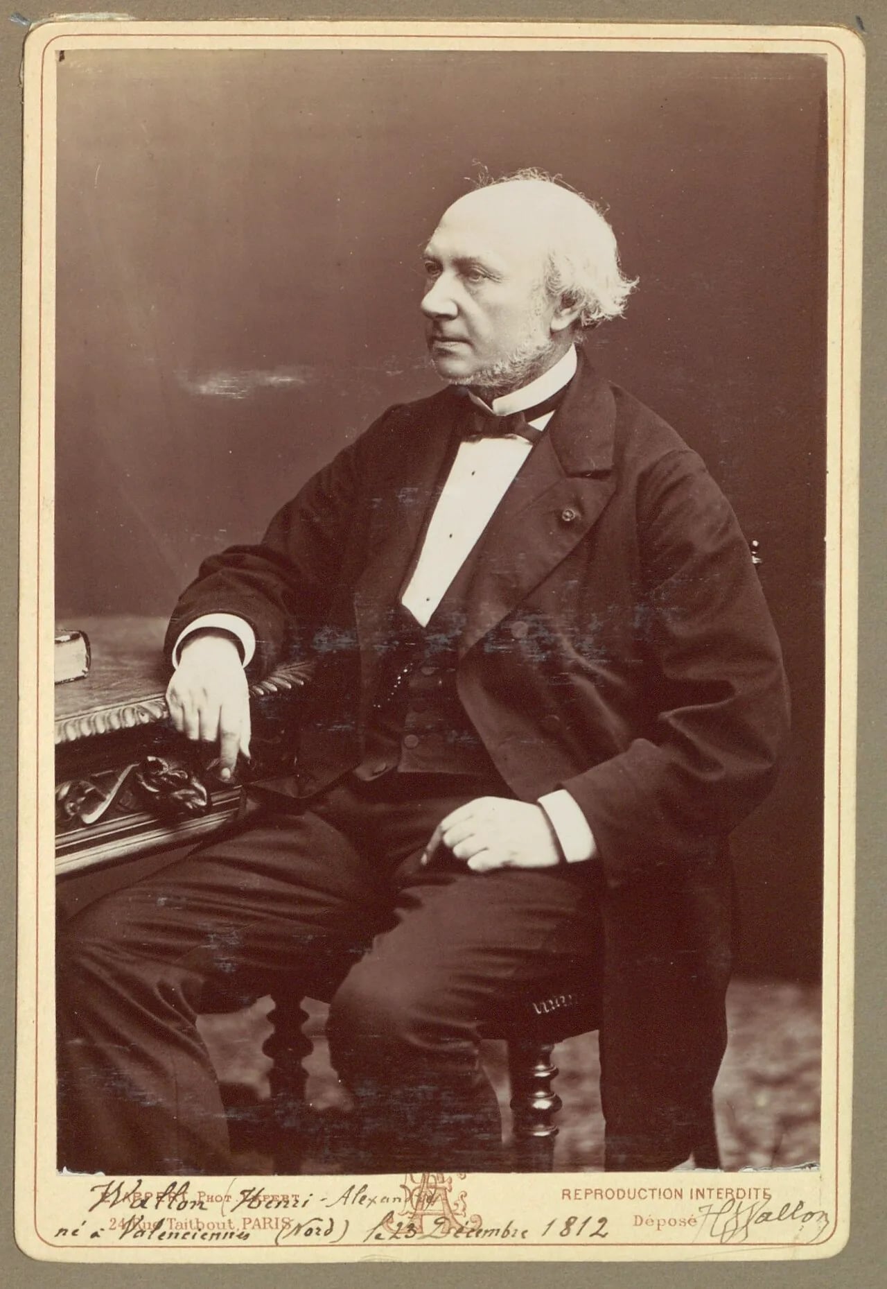 Portrait of Henri Wallon (1812–1904) – memorial page