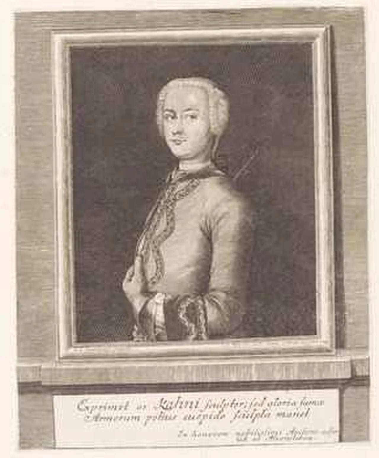 Porträt von Anton Friedrich Kahn (1713–1797) – Gedenkseite