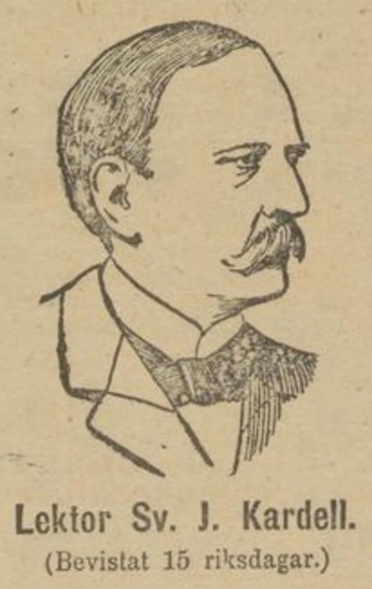 Portrait of Sven J. Kardell (1842–1923) – memorial page