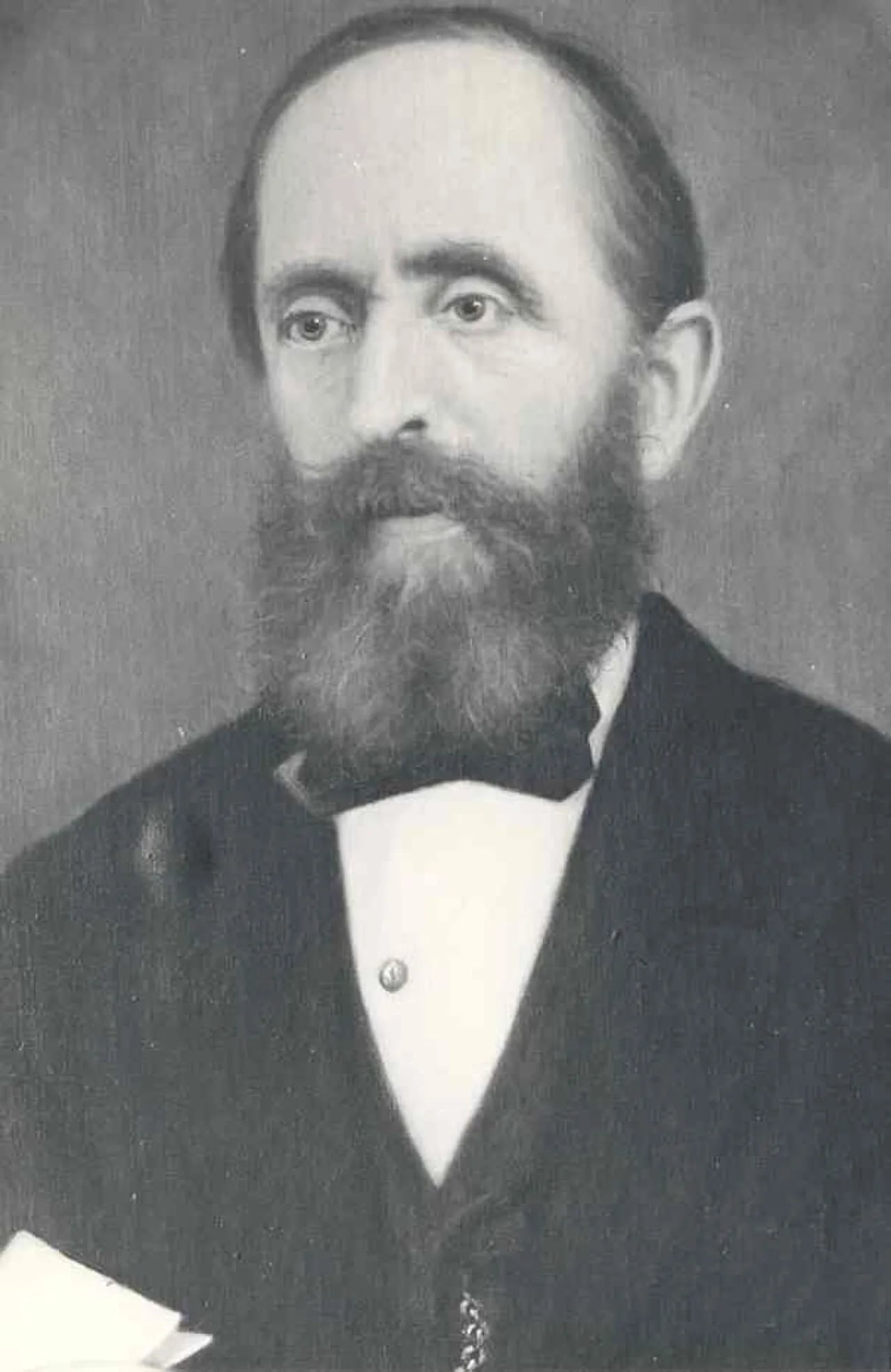 Porträt von Anton Jussel (1816–1878) – Gedenkseite