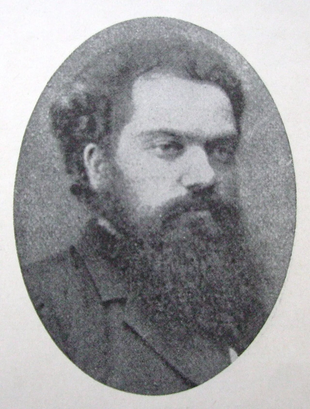 Porträt von Isidor Kjellberg (1841–1895) – Gedenkseite