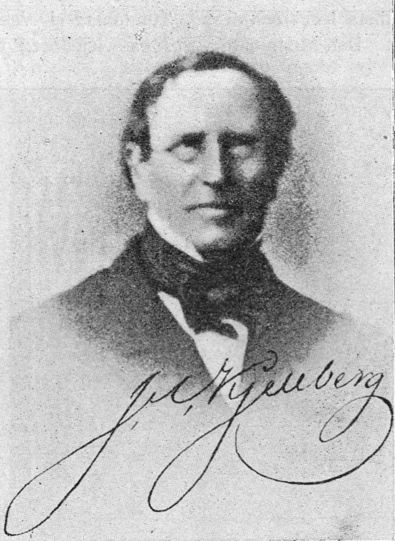 Porträt von Jonas Anders Kjellberg (1788–1877) – Gedenkseite