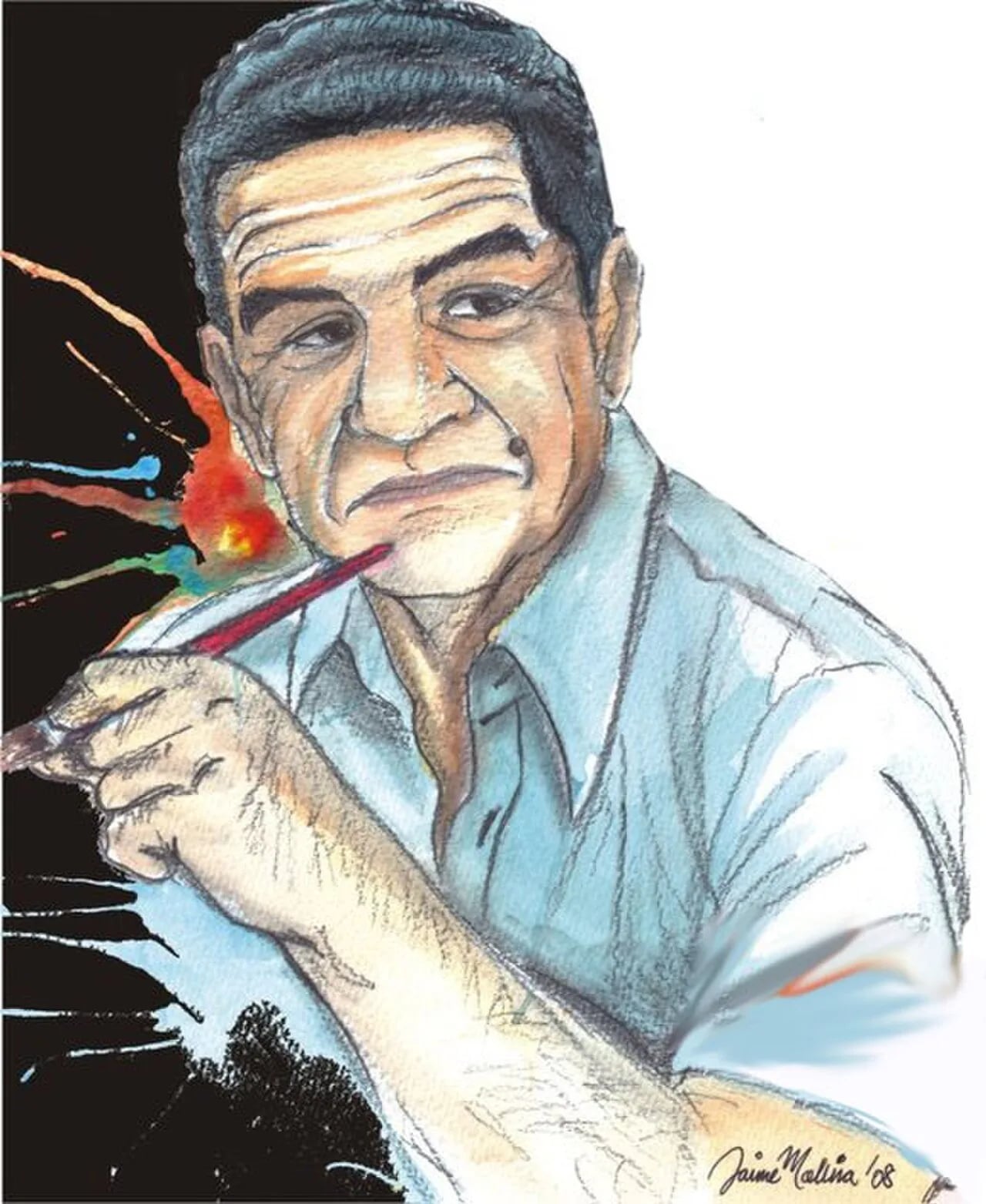 Portrait of Jaime Molina (1926–1978) – memorial page