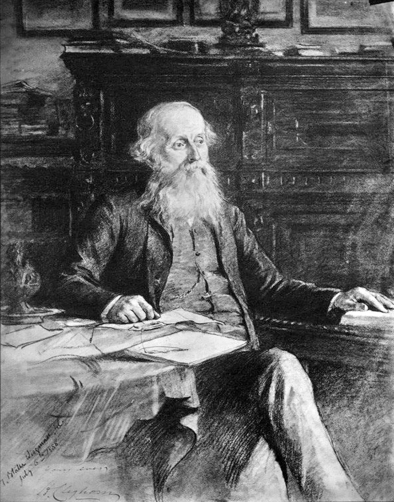 Portrait of Hugh Cleghorn (1820–1895) – memorial page