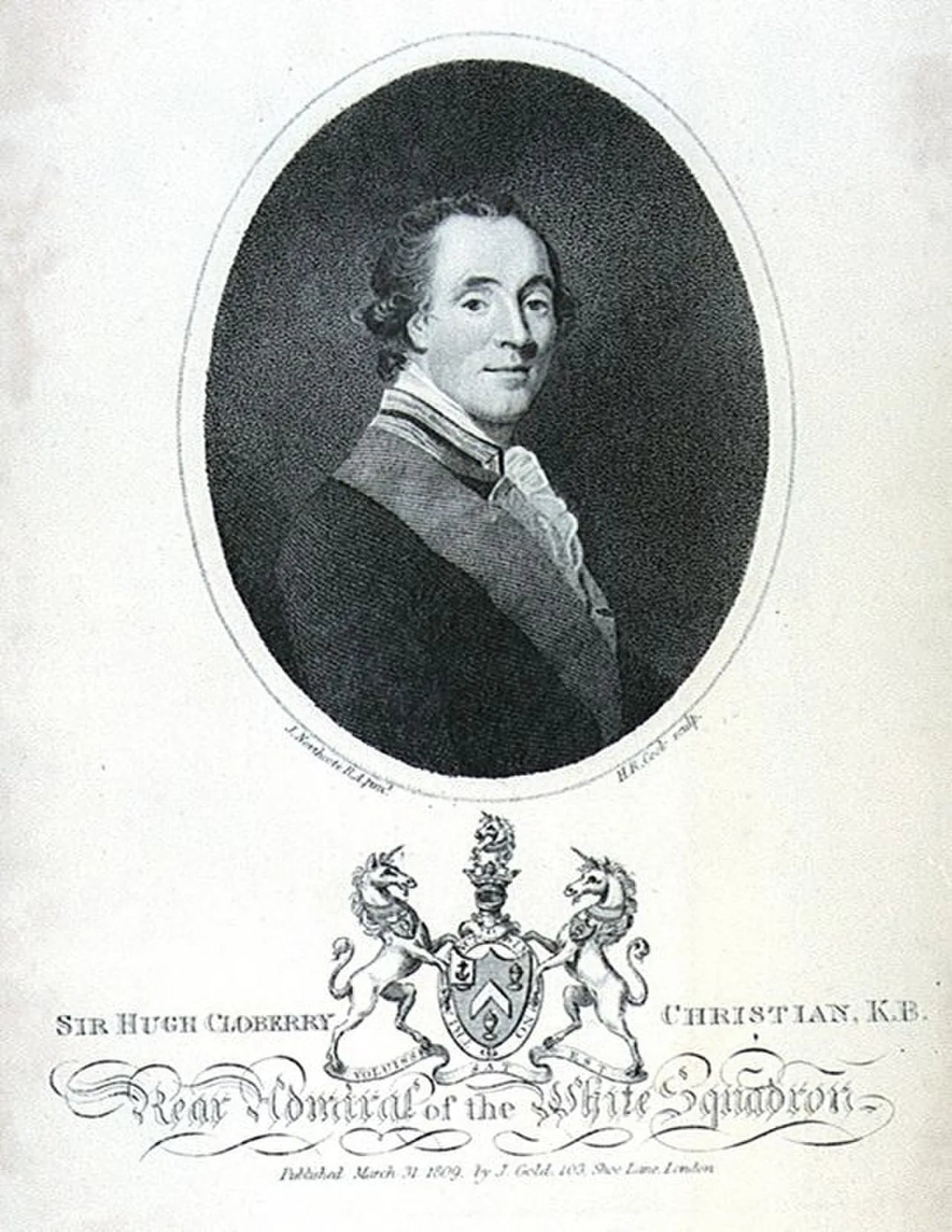 Portrait of Hugh Cloberry Christian (1747–1798) – memorial page