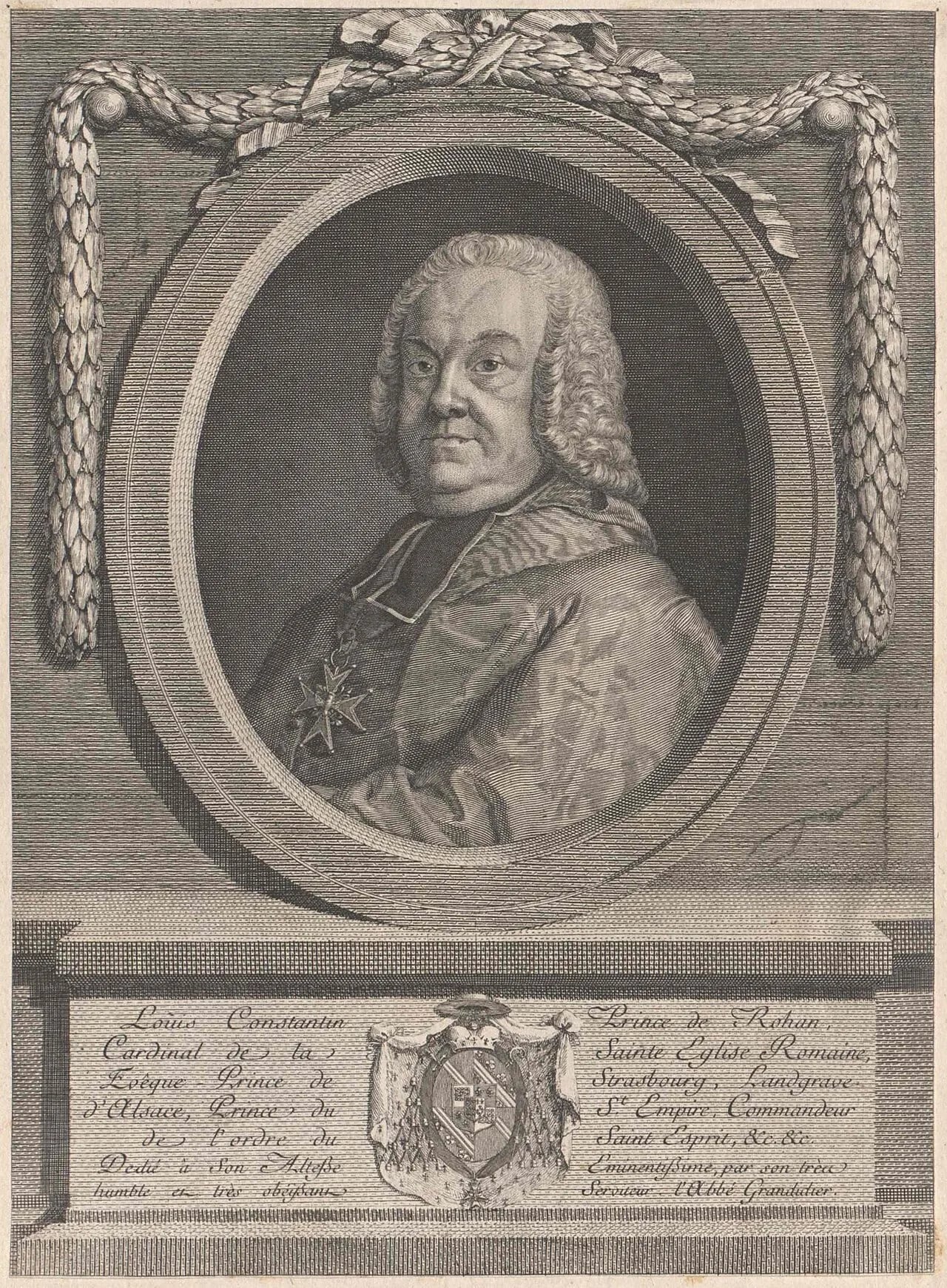 Portrait of Louis César Constantin de Rohan-Guéméné (1697–1779) – memorial page