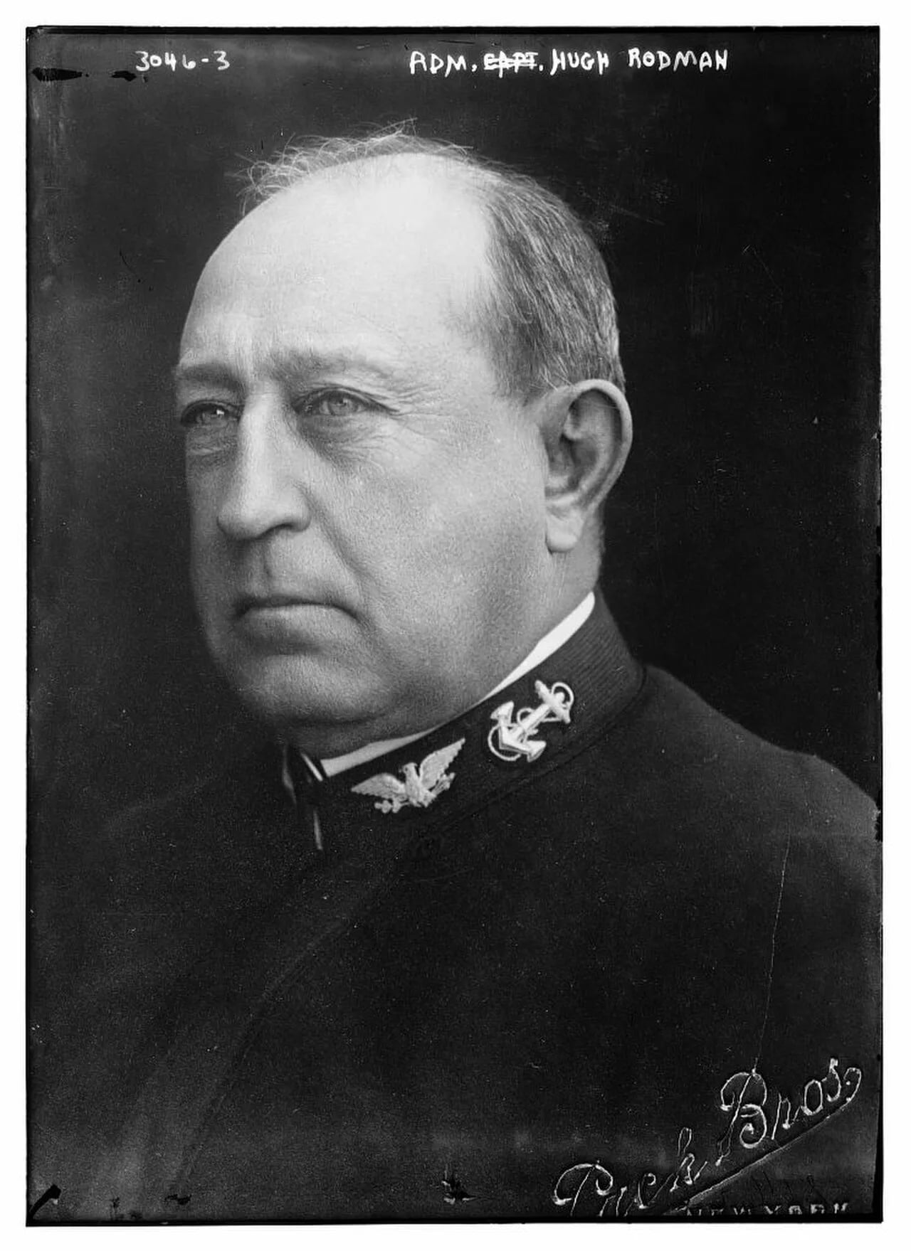 Portrait of Hugh Rodman (1859–1940) – memorial page