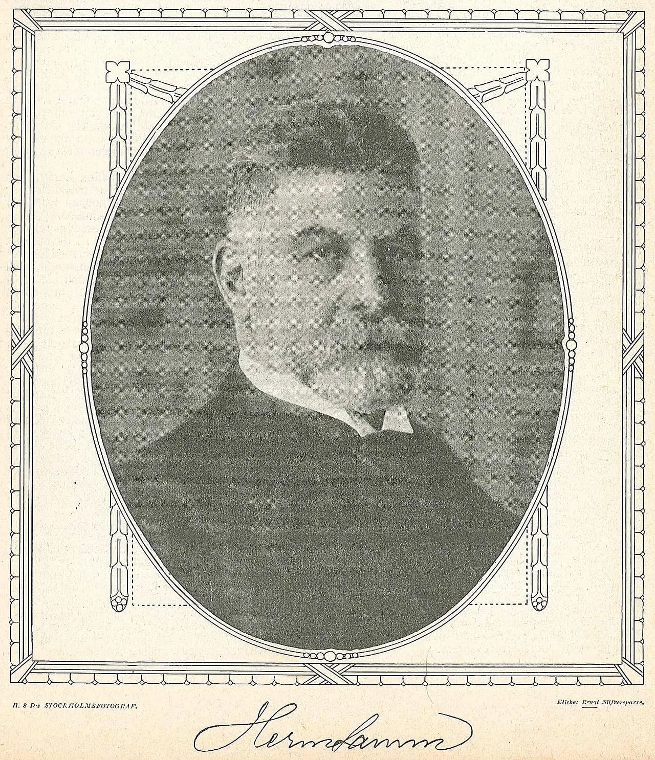 Porträt von Herman Lamm (1853–1928) – Gedenkseite