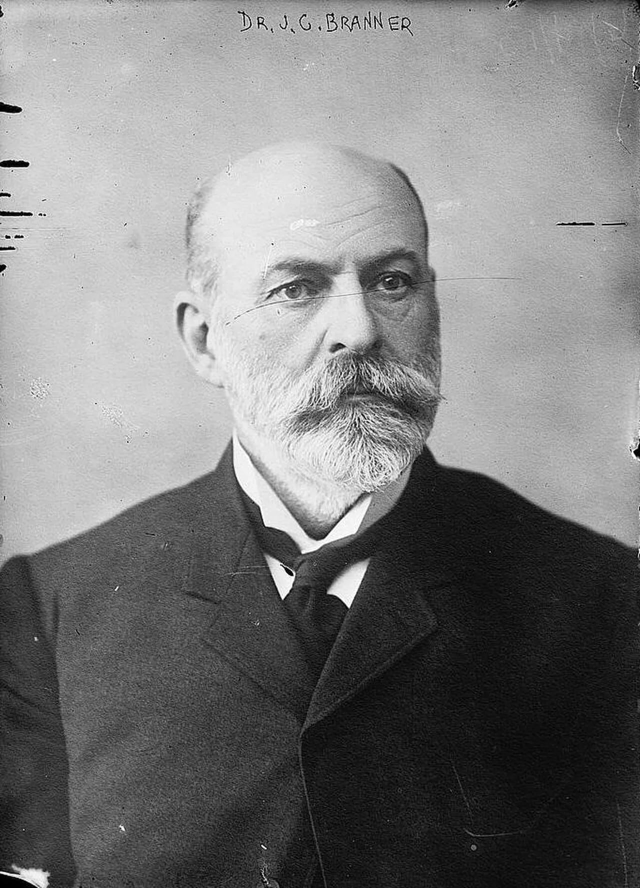 Portrait of John Casper Branner (1850–1922) – memorial page
