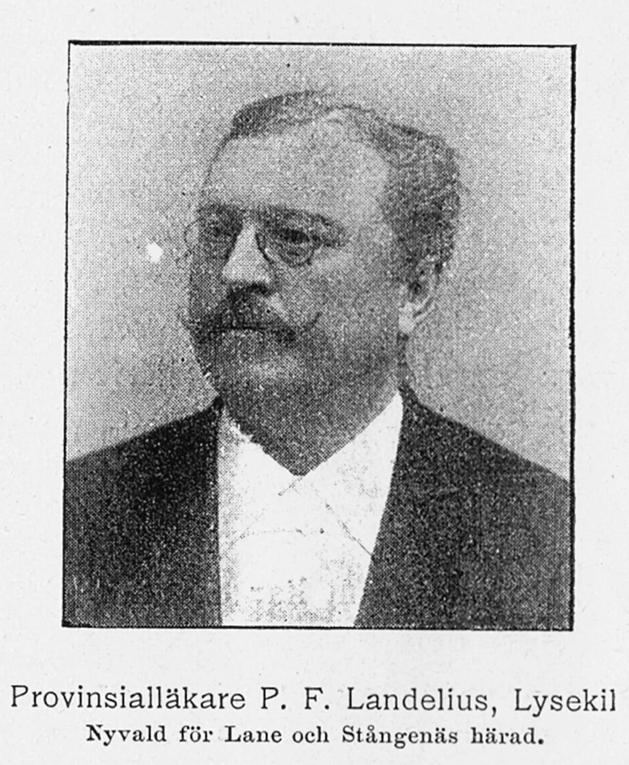 Porträt von Fredrik Landelius (1847–1939) – Gedenkseite