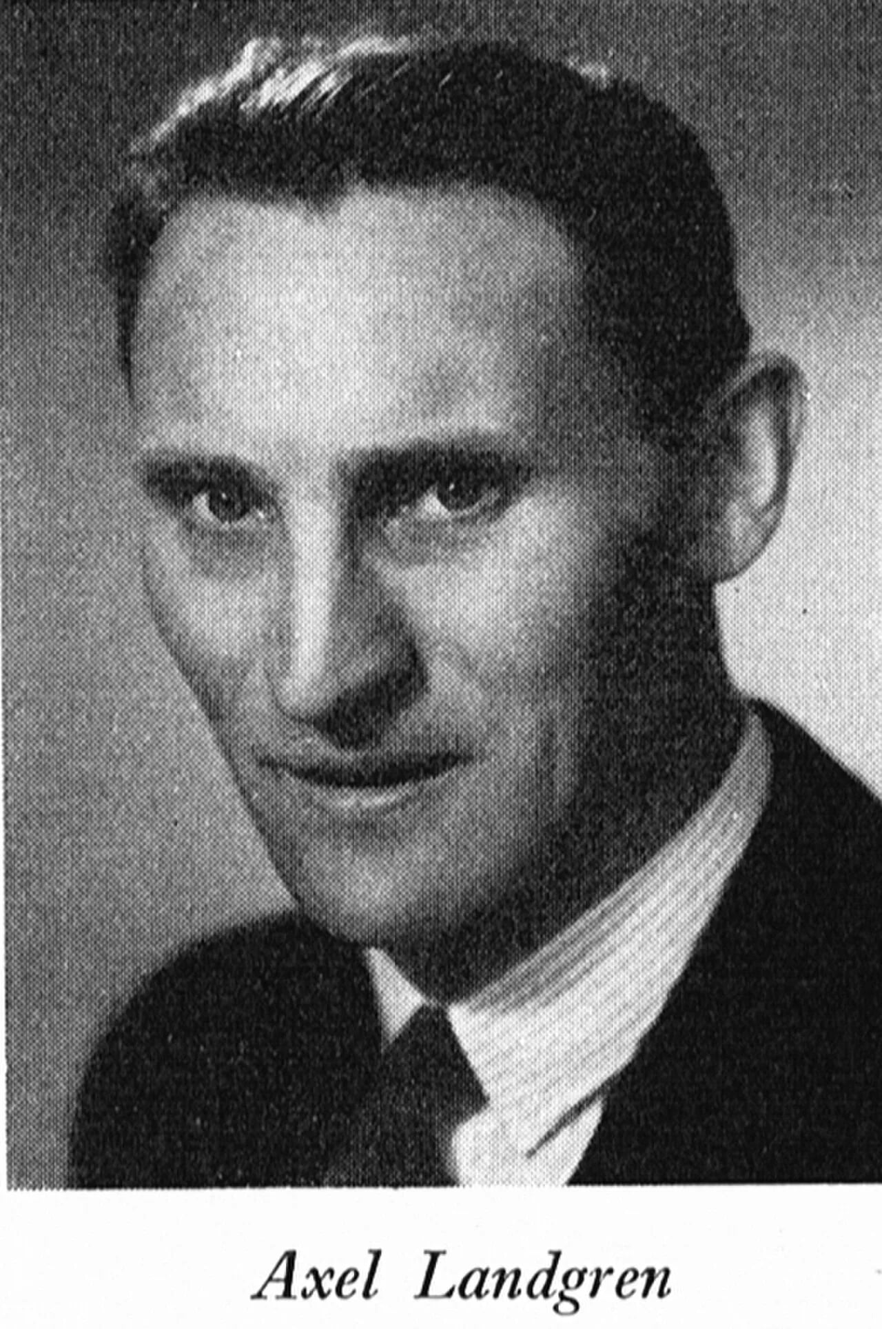 Porträt von Axel Landgren (1898–1985) – Gedenkseite