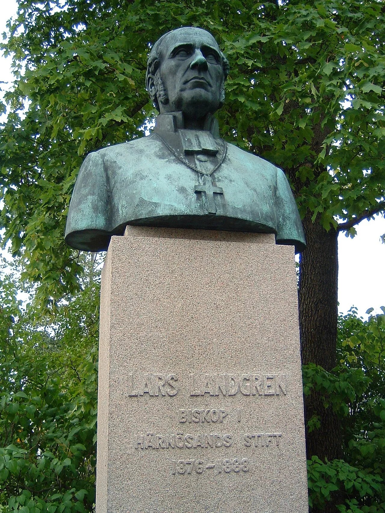Portrait of Lars Landgren (1810–1888) – memorial page