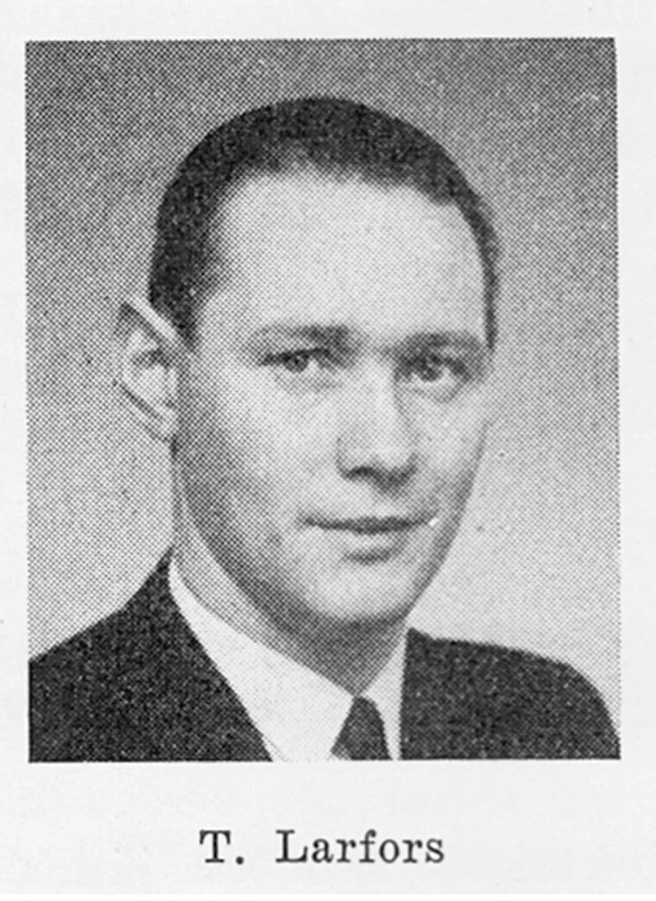 Porträt von Tage Larfors (1913–1986) – Gedenkseite