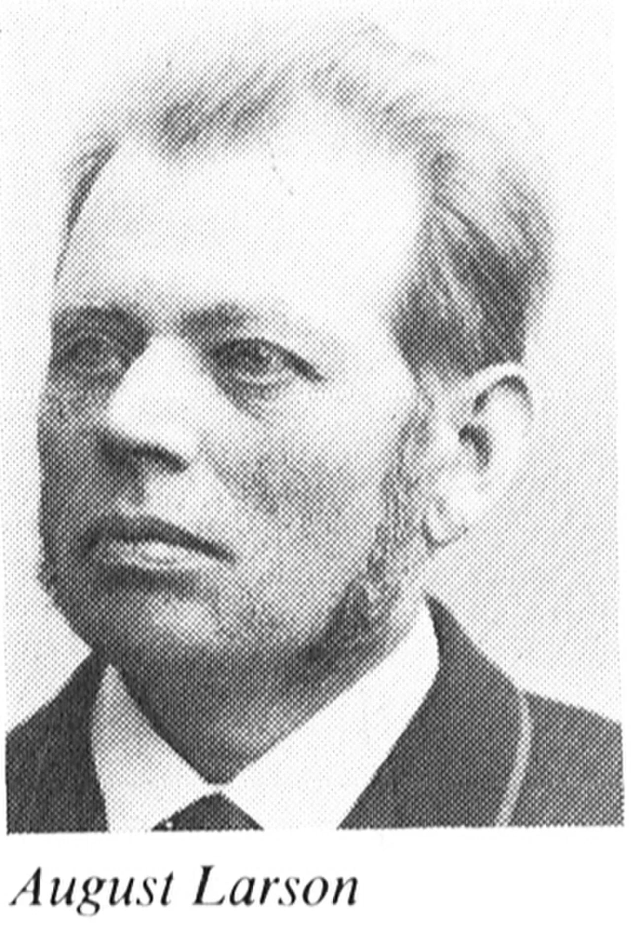 Porträt von August Larson (1833–1913) – Gedenkseite
